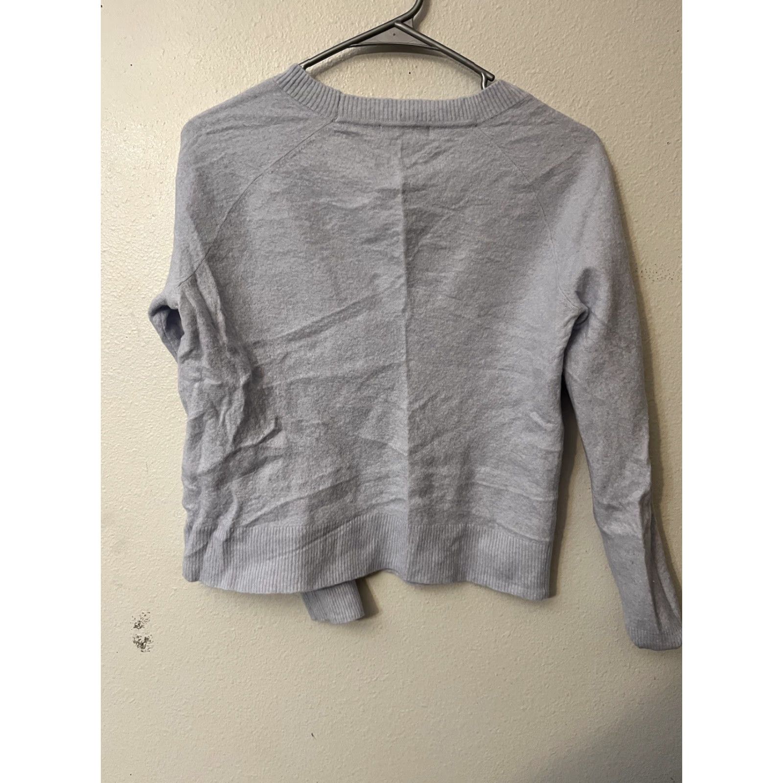 Athleta Athleta Sweater Womens Size S Light Blue Merino Wool Crew Neck Pullover Long Sleeve Regular Fit Casual Knit Logo Size S / US 4 / IT 40 - 3 Thumbnail