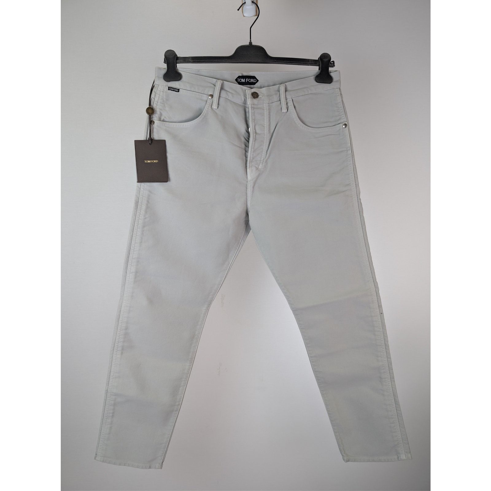Tom Ford o1rshd1 Tapered Fit Denim Jeans in Grey Size US 34 / EU 50 - 2 Thumbnail