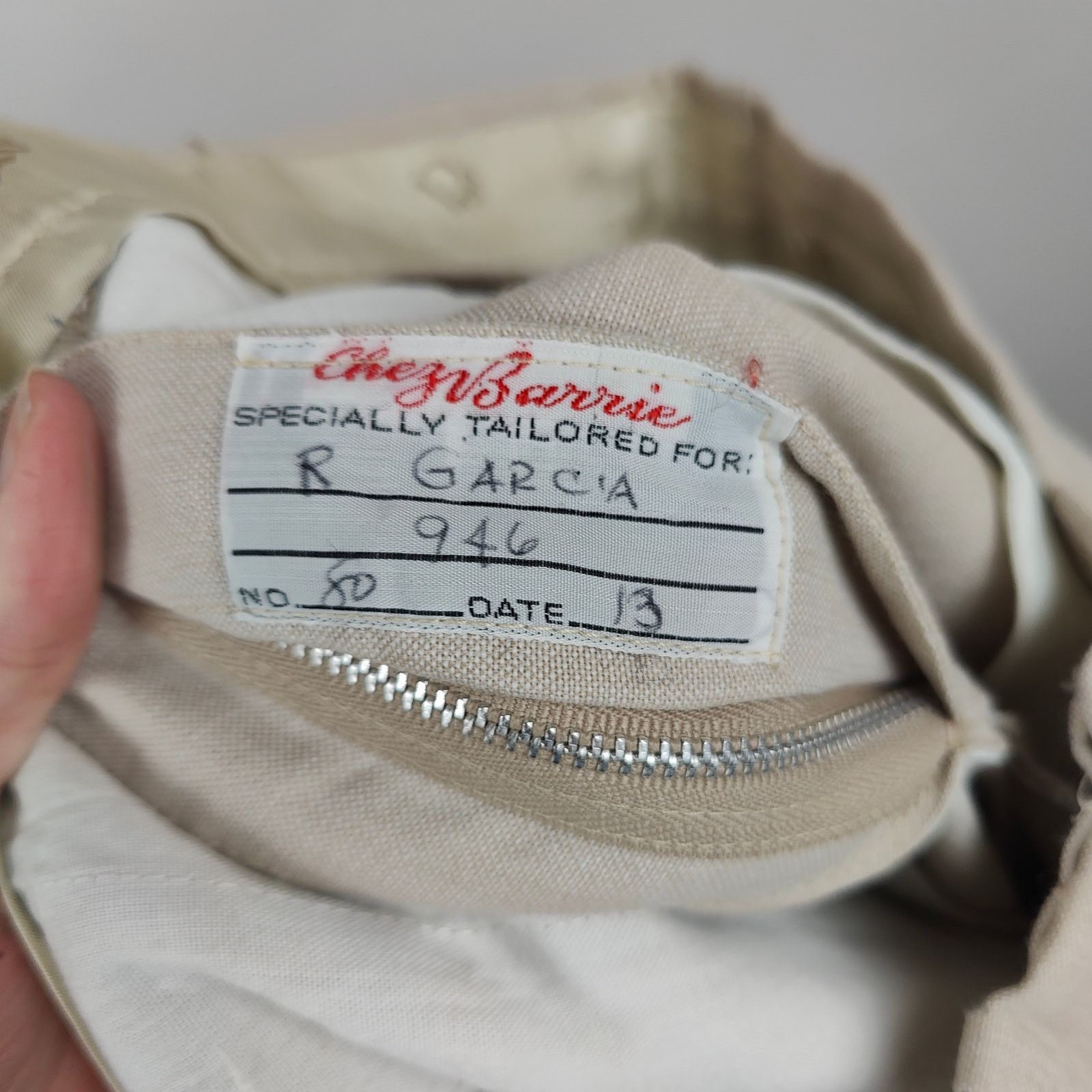 Dior Vintage Dior Trouser Pants Womens Small Cream 80s Retro Size 27" / US 4 / IT 40 - 6 Thumbnail