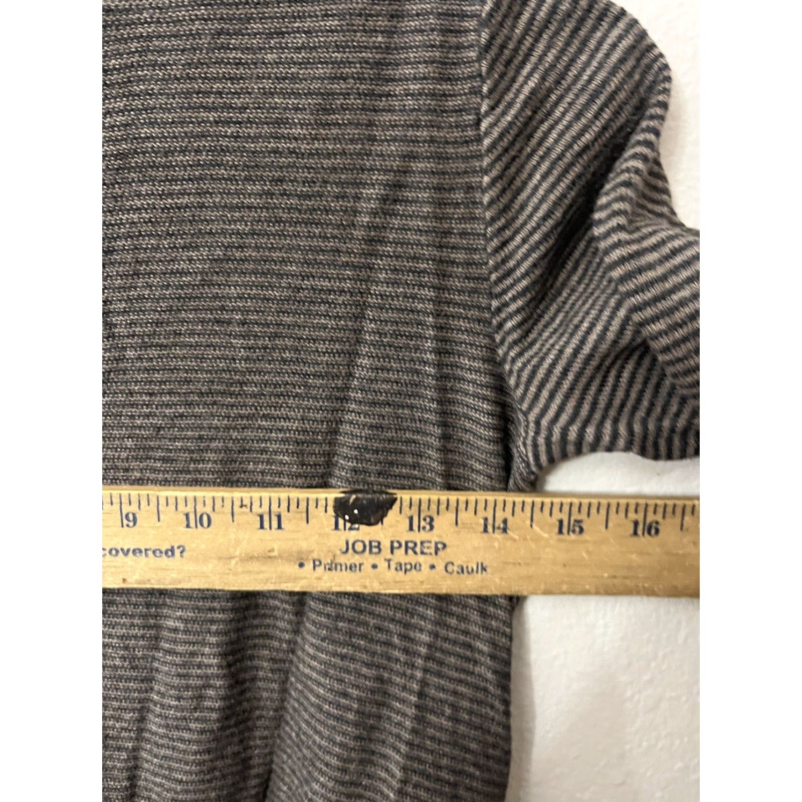 Vintage Max Studio Womens 3/4 Sleeve Sweater Tie Front Size S Brown Striped Size S / US 4 / IT 40 - 5 Thumbnail