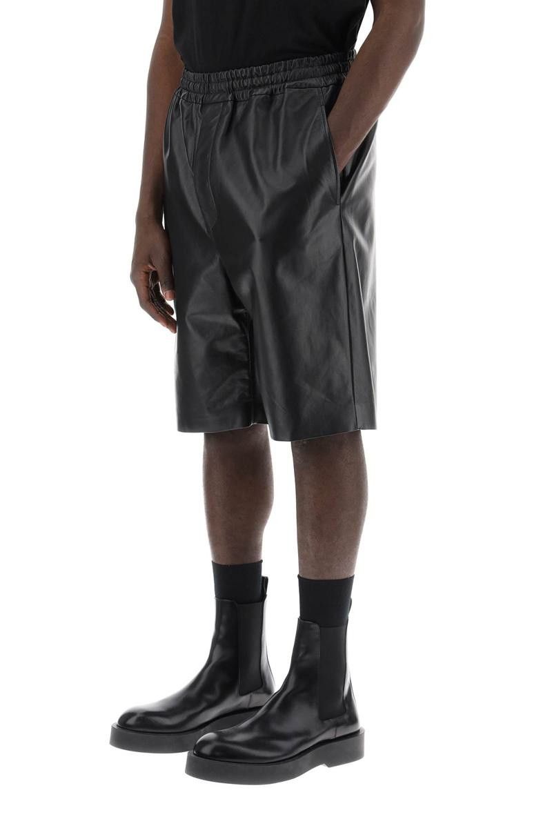 Jil Sander EU46 $4000 Butter Soft Ovine Lamb Leather Runway Shorts SS24 Size US 30 / EU 46 - 18 Thumbnail