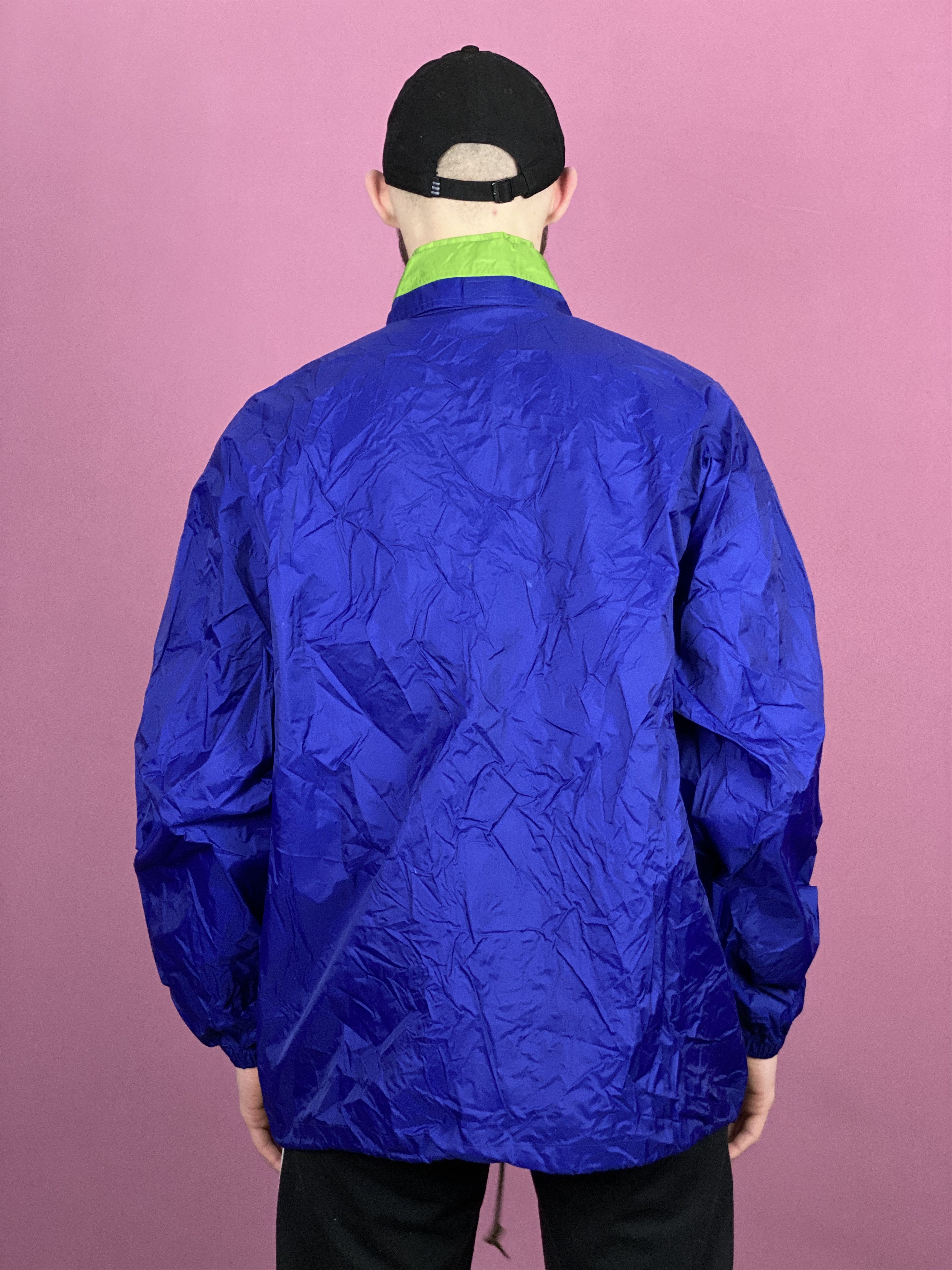 Adidas × Vintage 90s Adidas Vintage Men's Rain Jacket - L Size US L / EU 52-54 / 3 - 4 Thumbnail