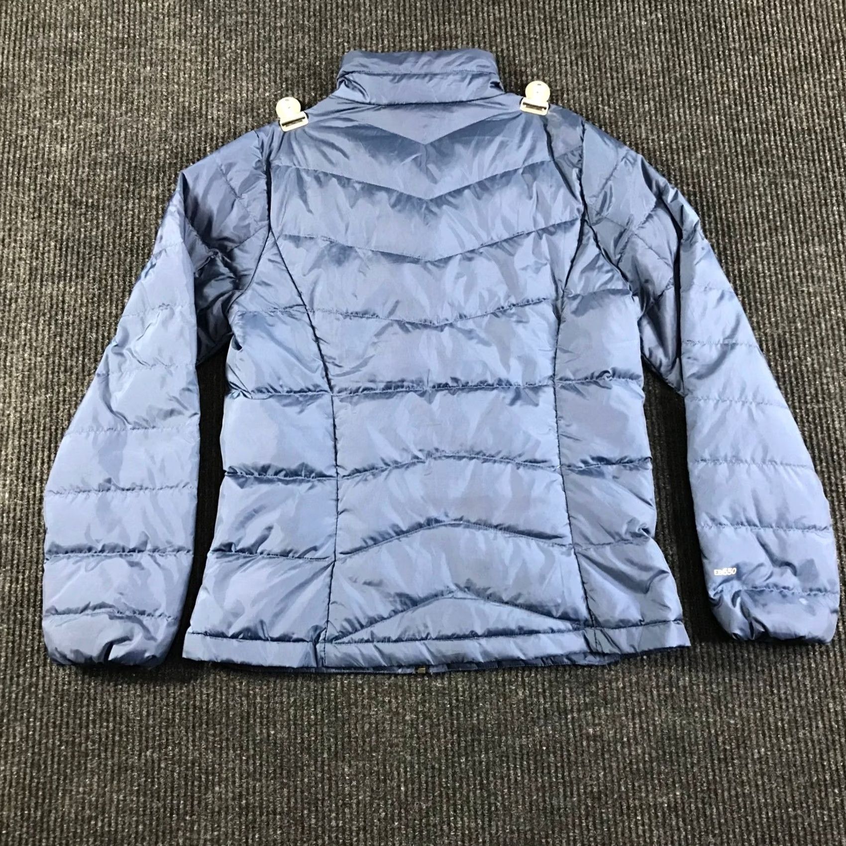 Eddie Bauer Eddie Bauer EB650 Down Puffer Jacket Blue Quilted Full Zip Womens Small Size S / US 4 / IT 40 - 4 Thumbnail