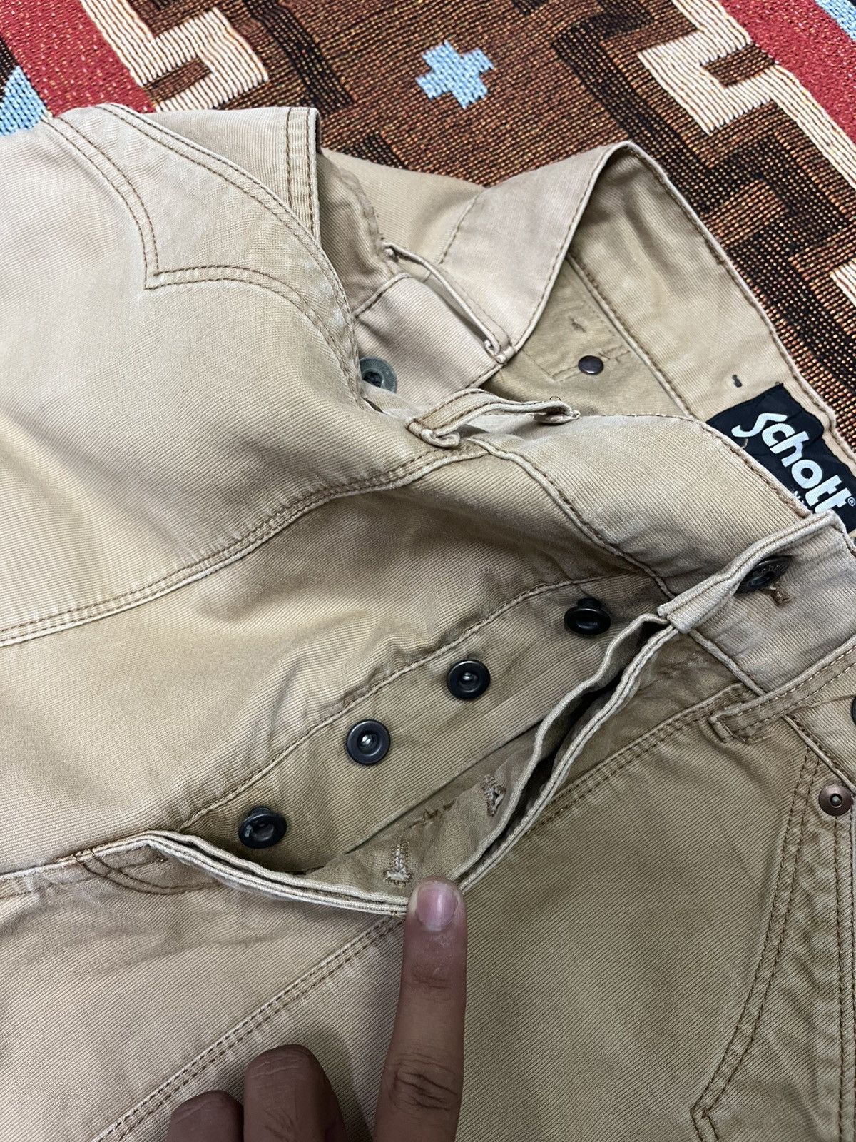 Schott 💀Vtg Schott Nyc Fatigue pants💀 Size US 34 / EU 50 - 10 Thumbnail
