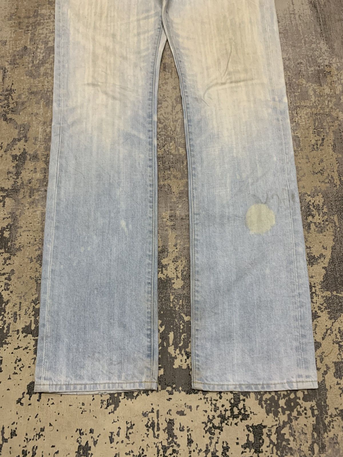 Undercover × Uniqlo Uniqlo Jeans UJ Regular Fit Straight Ash Blue Jeans W36x37 Size US 36 / EU 52 - 4 Thumbnail