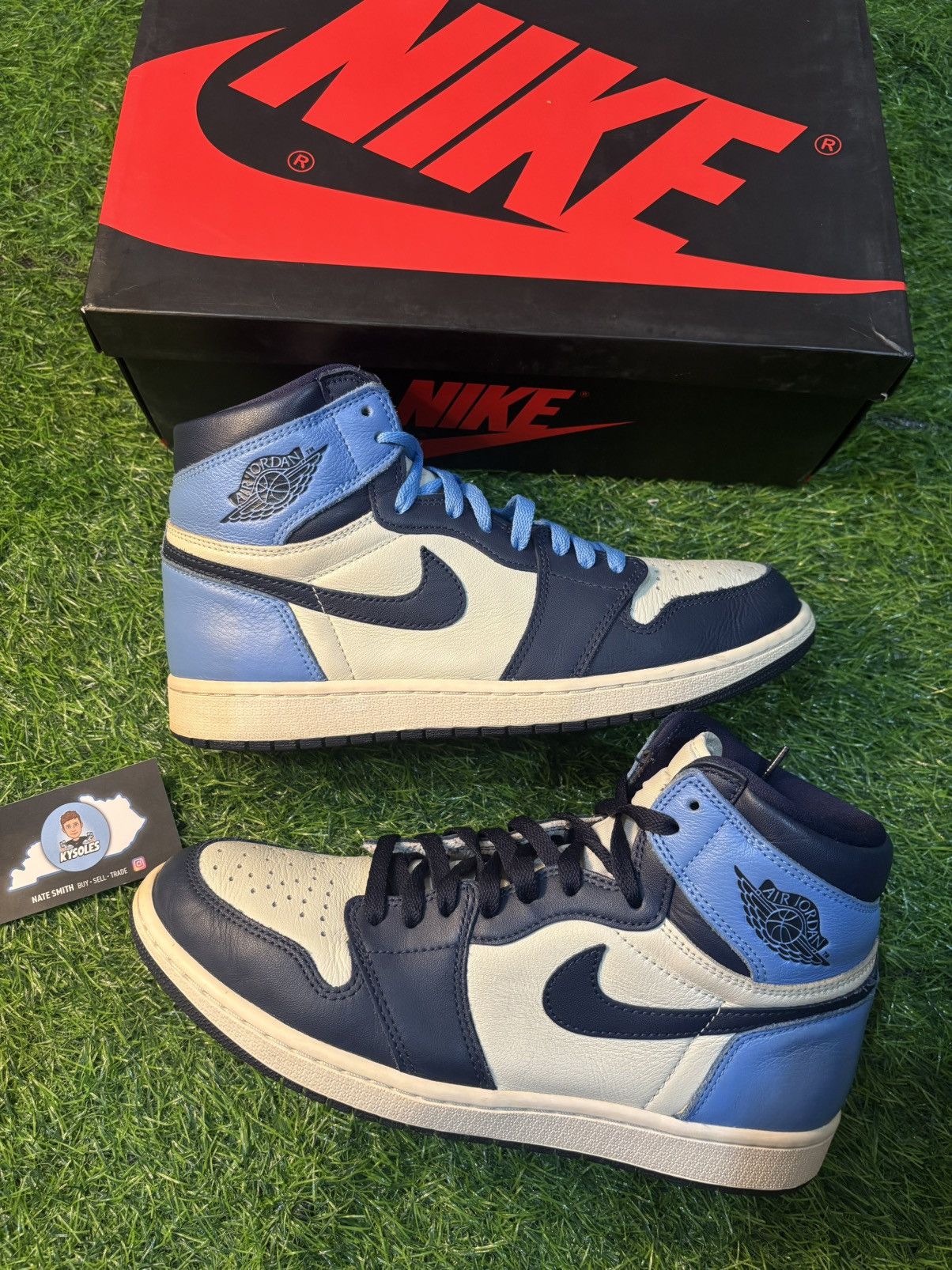 Jordan Brand Jordan 1 high obsidian Size US 10 / EU 43 - 1 Thumbnail