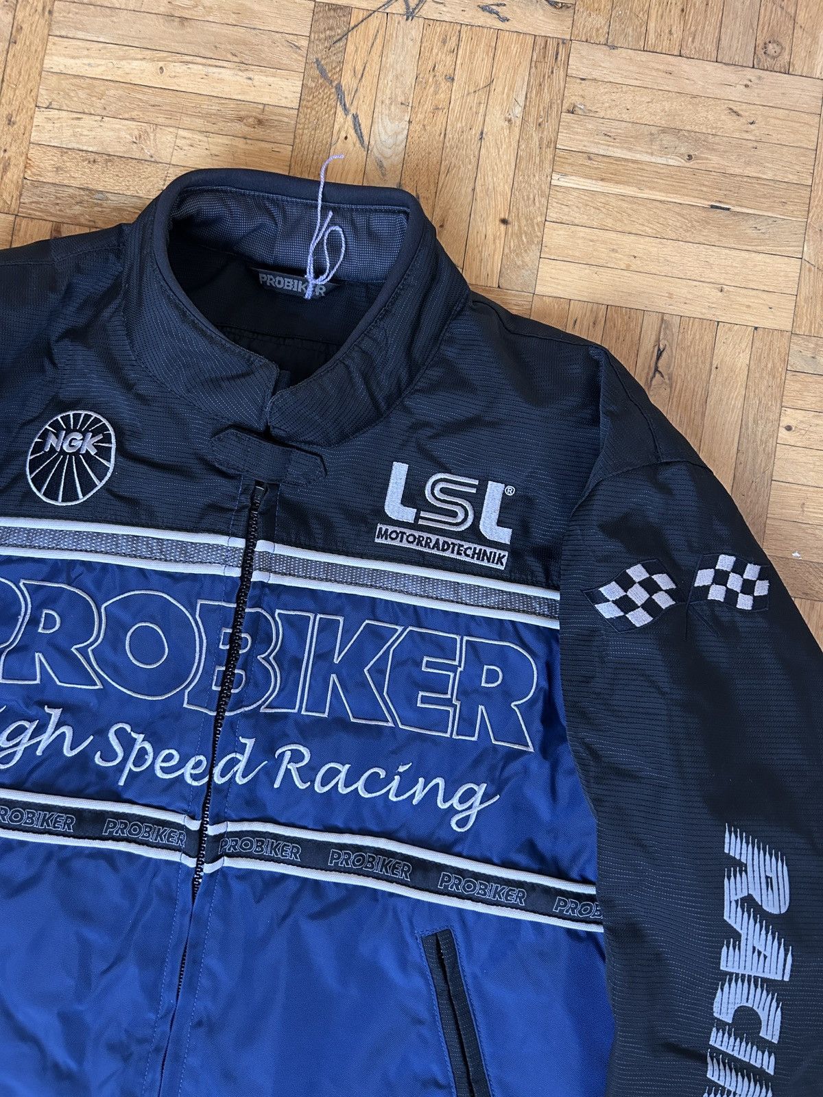 Japanese Brand Vintage Probiker Racing Team Moto Jacket Biker NASCAR VTG Size US L / EU 52-54 / 3 - 5 Thumbnail
