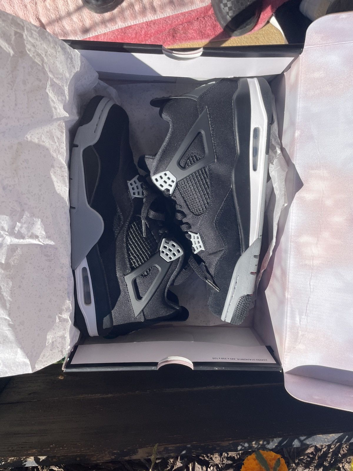 Jordan Brand Air Jordan 4 Retro SE Blk Canvas Size US 10.5 / EU 43-44 - 14 Thumbnail