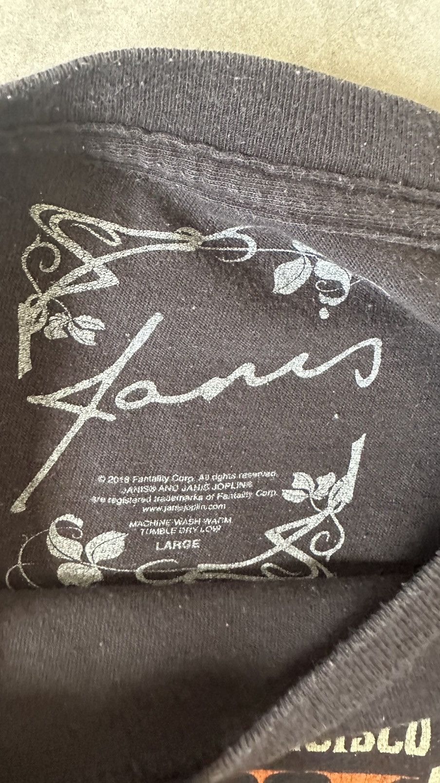 Band Tees JANIS JOPLIN TEE Size US L / EU 52-54 / 3 - 4 Thumbnail