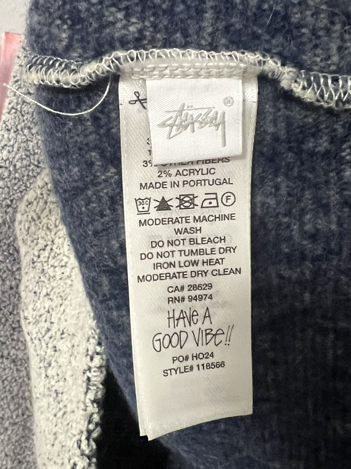 Stussy Stussy Wool Blend Sherpa Pullover Cloud Grey M Size US M / EU 48-50 / 2 - 4 Thumbnail