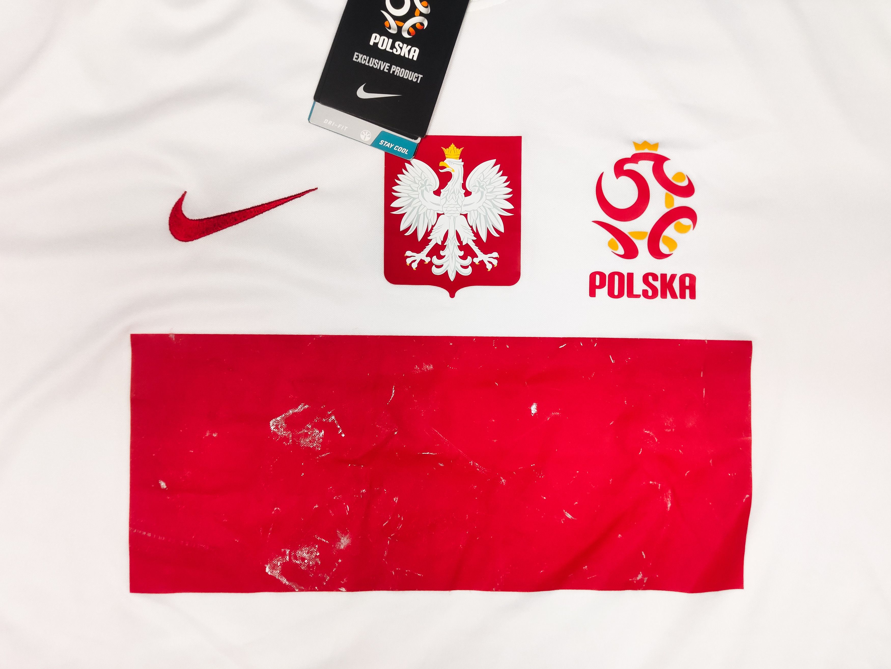 Nike BNWT Poland 2012 Nike Home Shirt Kit Jersey Size US XL / EU 56 / 4 - 11 Thumbnail