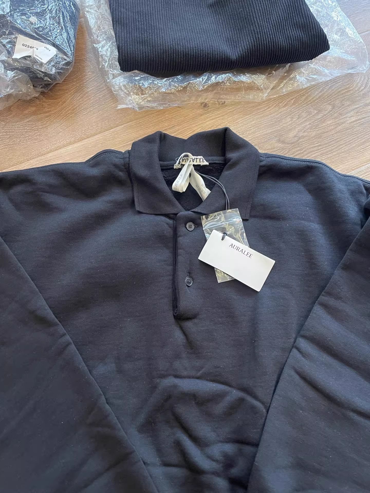 Auralee AURALEE Smooth Soft Sweat Polo Size US XL / EU 56 / 4 - 2 Thumbnail