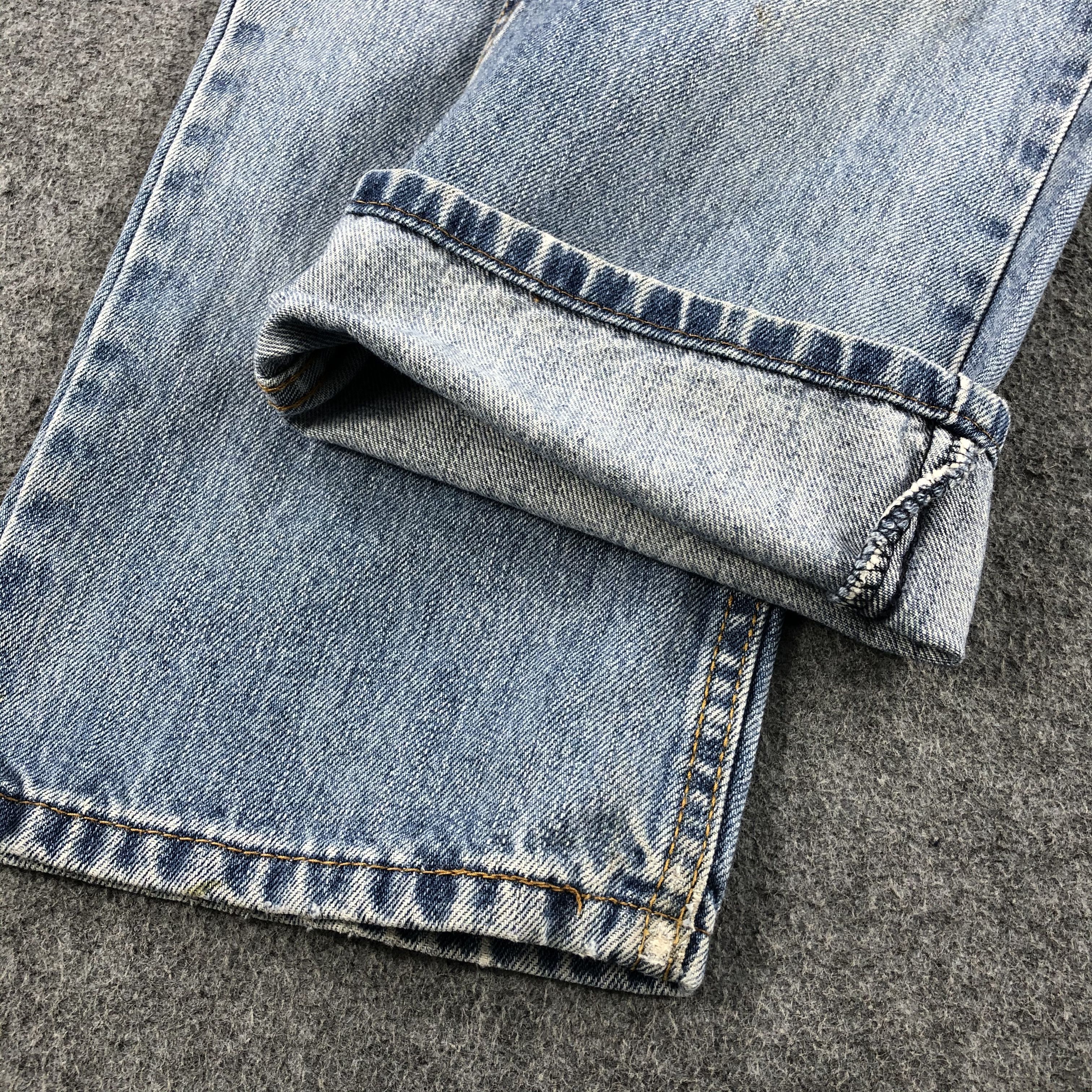 Levi's Vintage Blue Wash Levis 516 Jeans-J1666 Size US 35 - 6 Thumbnail