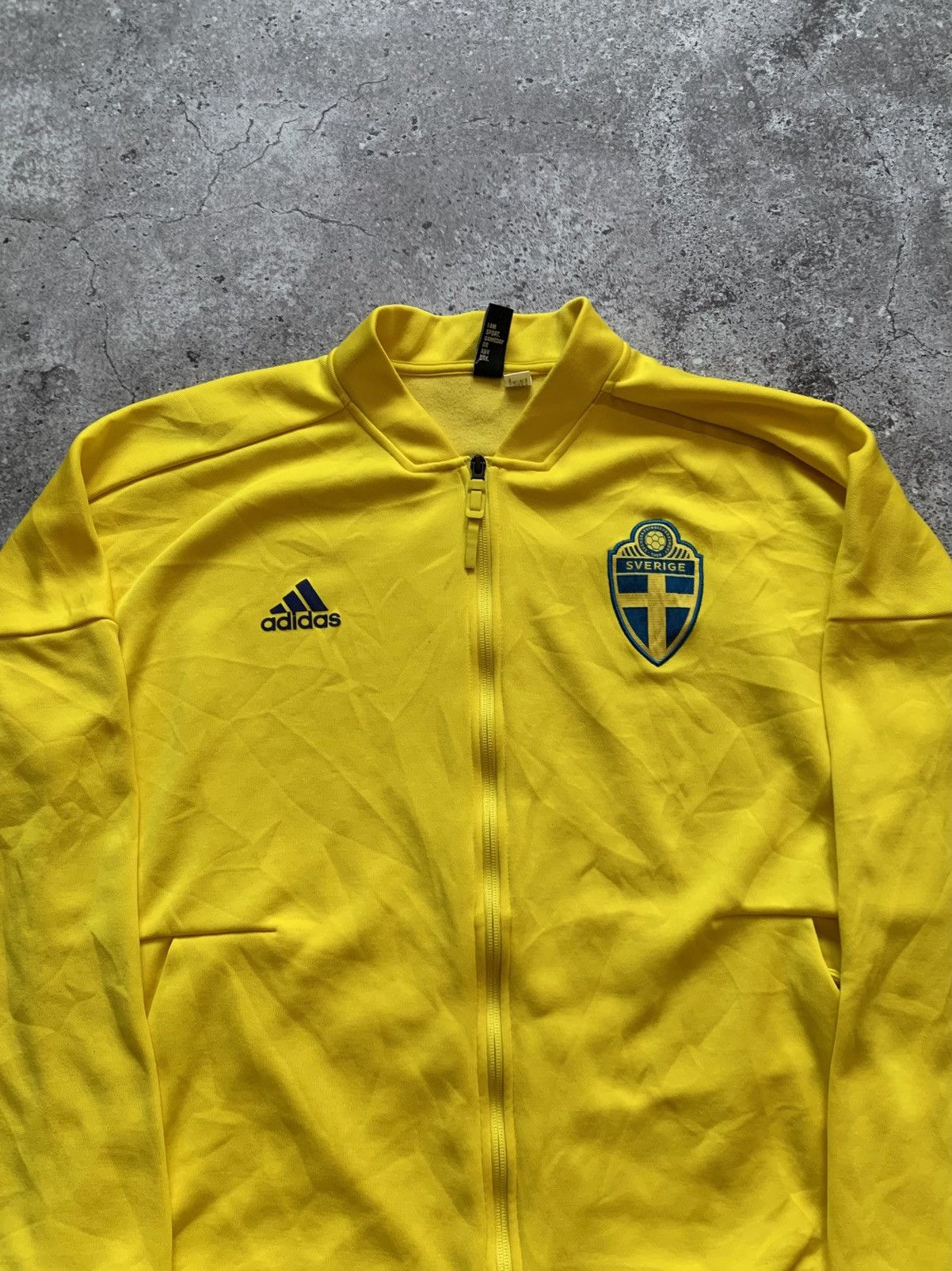 Adidas 🔥ADIDAS SWEDEN 2018 TRACK TOP BLOCKCORE JACKET Size US XL / EU 56 / 4 - 3 Thumbnail