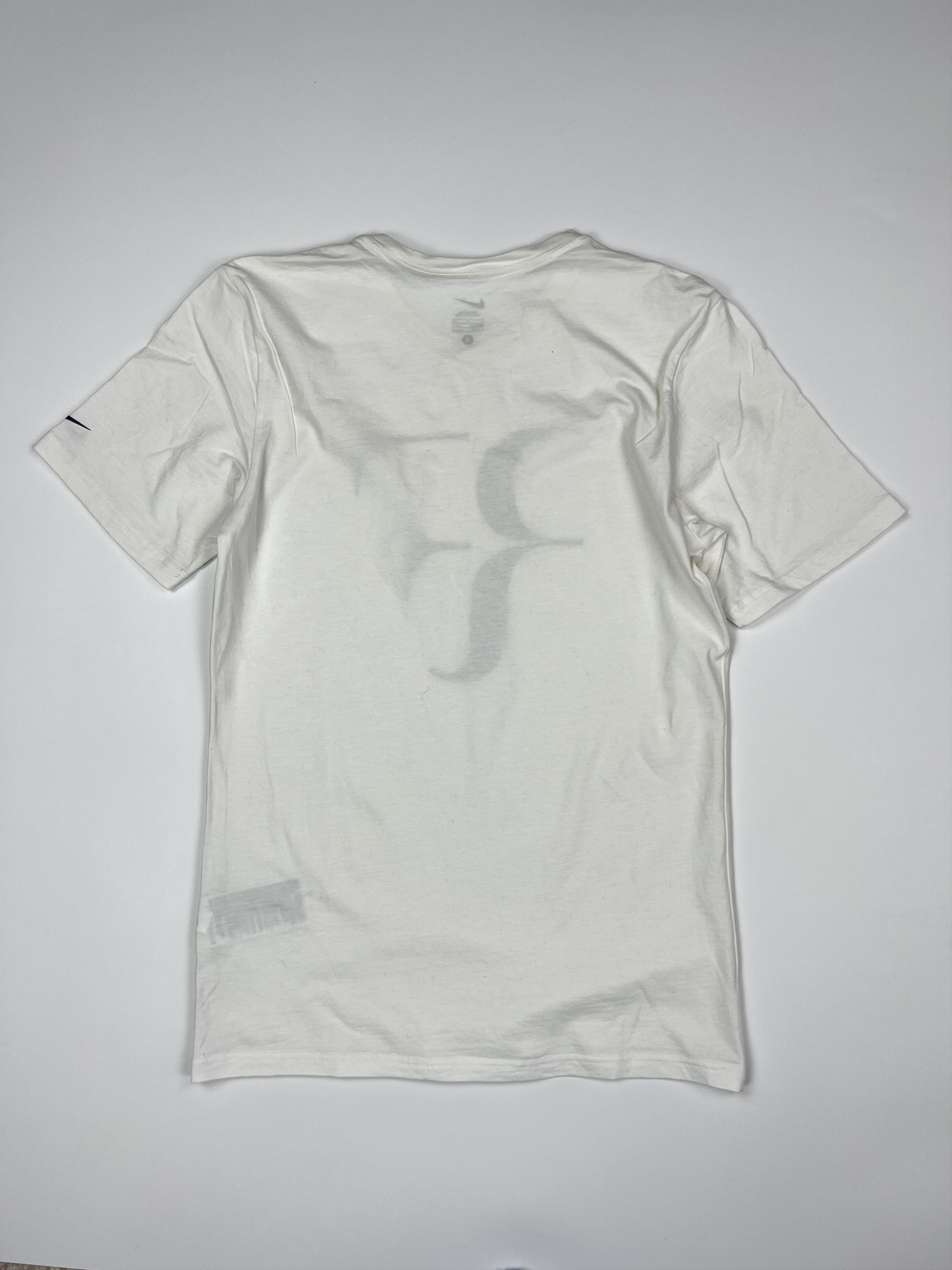 Nike Nike Federer Big Logo White T-Shirt Size US S / EU 44-46 / 1 - 2 Thumbnail