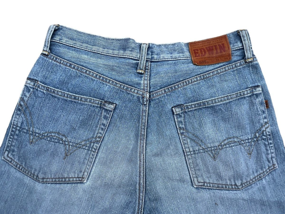 Edwin Vintage Edwin 505z Selvedge Wide Denim Jeans 33x32 Size US 33 - 8 Thumbnail