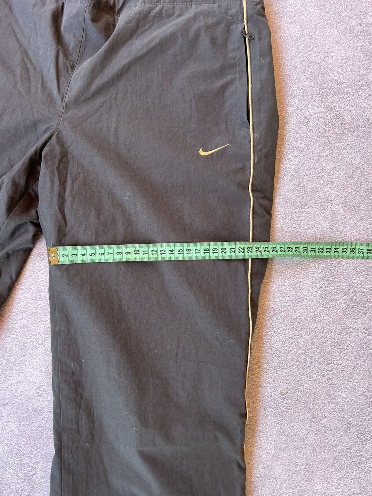 Nike 🔥 Vintage Y2K Grey Nylon Drill Swag Pants – Women’s Size 28" / US 6 / IT 42 - 12 Thumbnail
