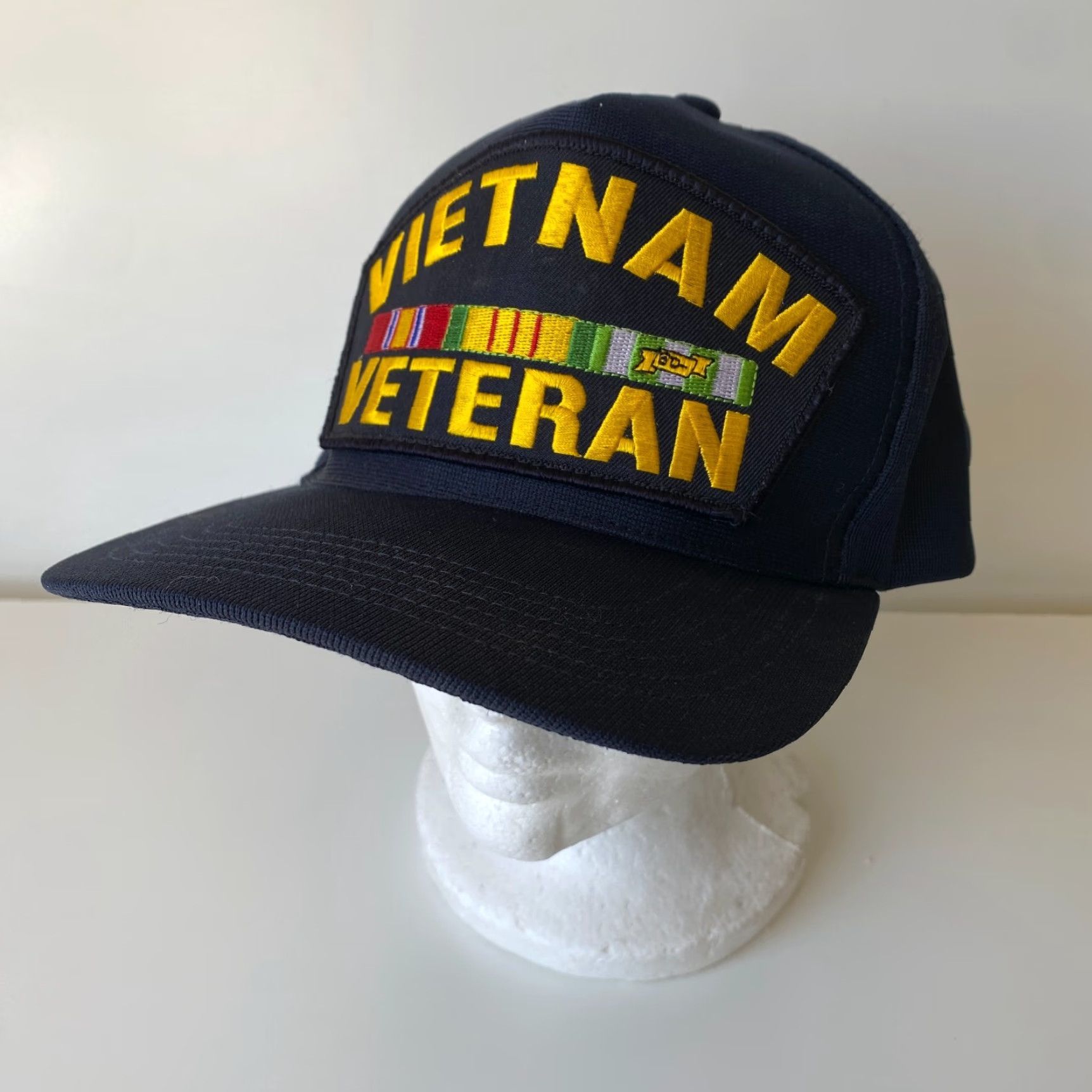 Vintage VINTAGE Vietnam Veteran Hat Large Patch Snapback Northstar Made in USA Size ONE SIZE - 2 Thumbnail