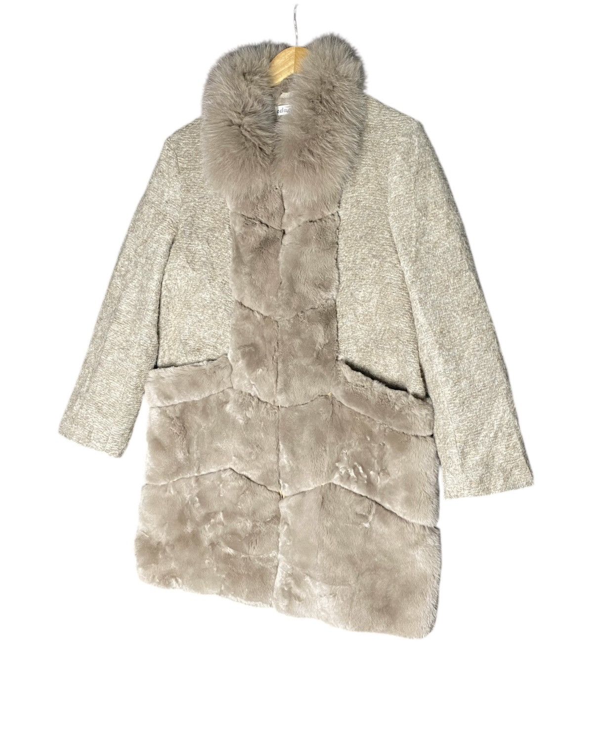 Japanese Brand Vintage Adagietto Faux Fur Jacket Size US M / EU 48-50 / 2 - 2 Thumbnail