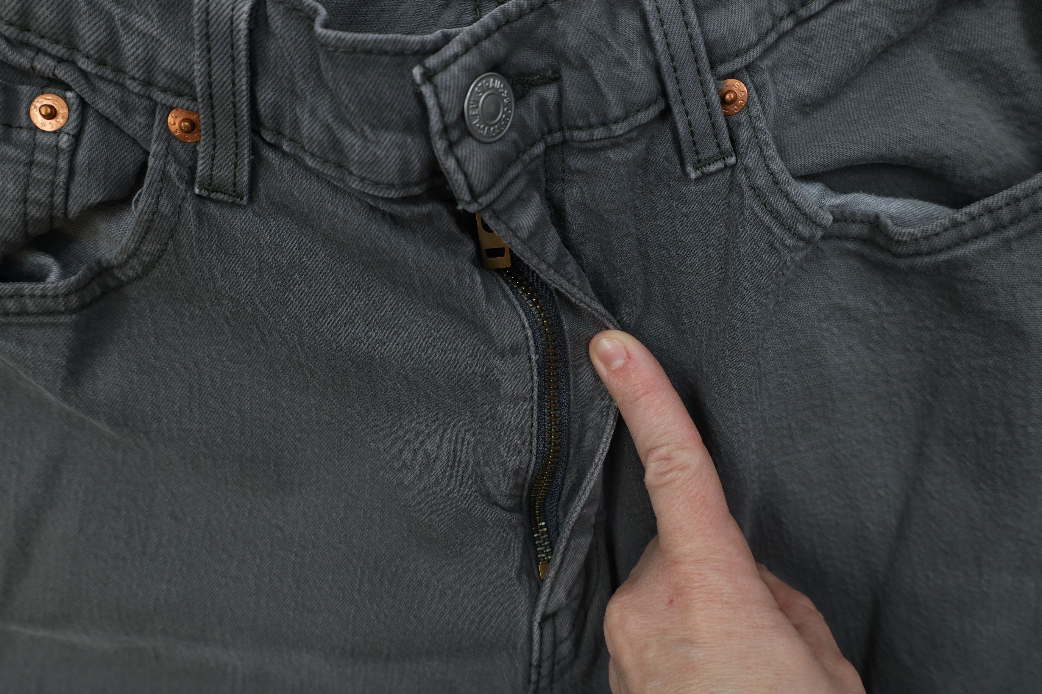 Levi's Vintage Y2K Levis 505 Regular Straight Leg Denim Jeans Gray Size US 33 - 6 Thumbnail
