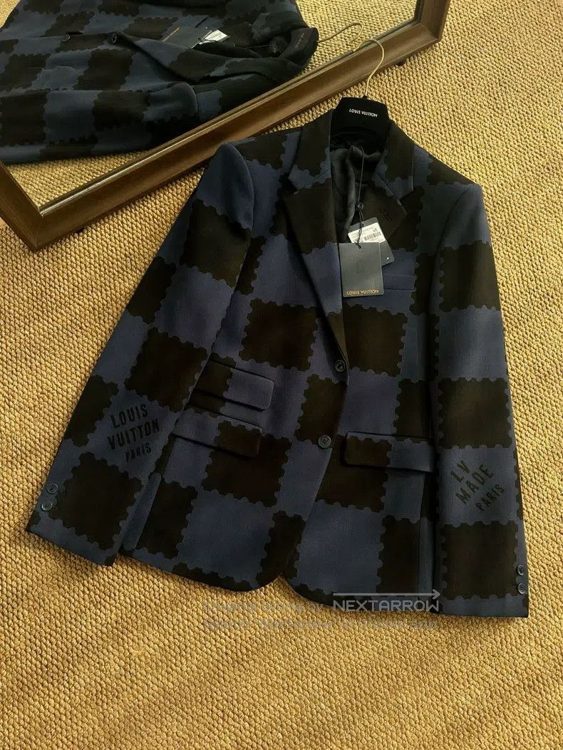 Louis Vuitton Louis Vuitton SS22 Checker Suit Jacket Size US S / EU 44-46 / 1 - 5 Thumbnail