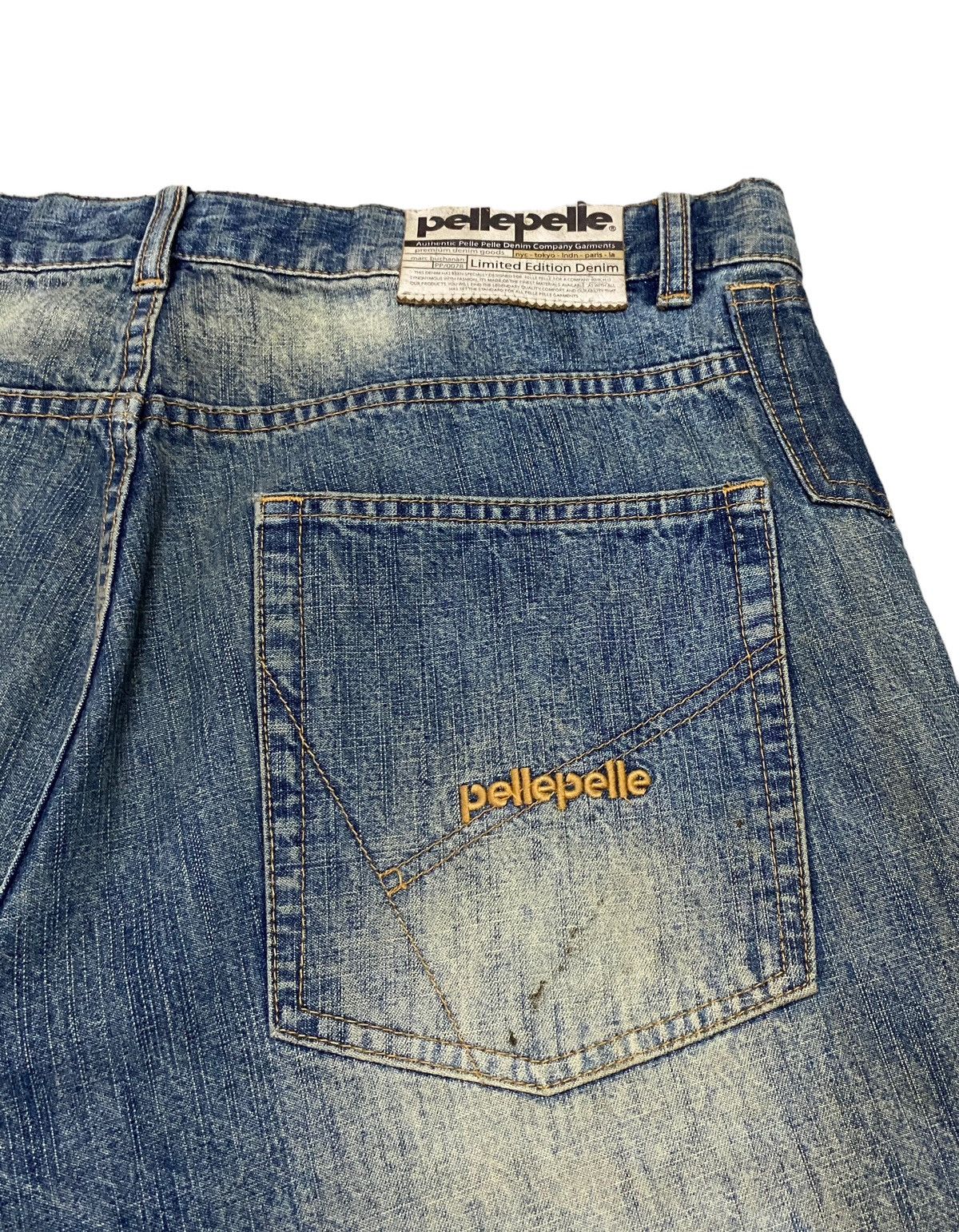 Pelle Pelle Rare Design Vintage Pelle Pelle Patchwork Baggy Jeans 2000s Size US 38 / EU 54 - 7 Thumbnail