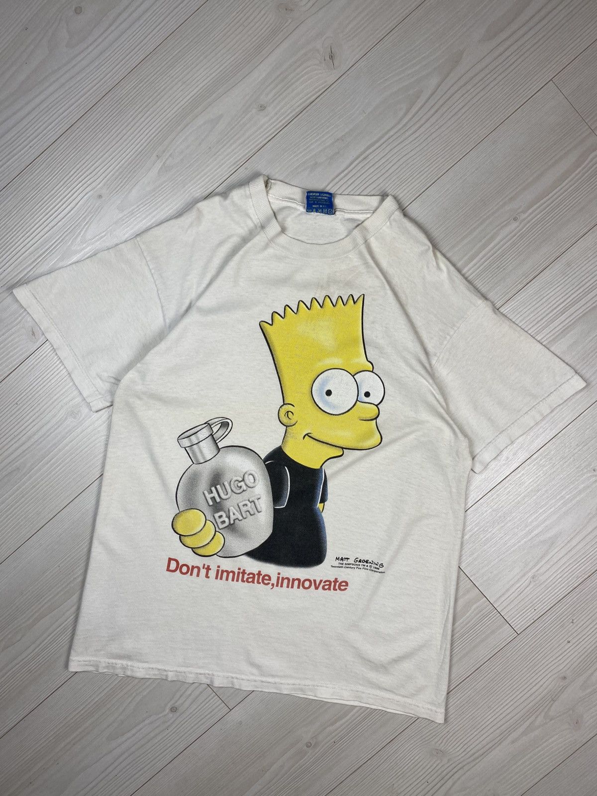 The Simpsons × Vintage Vintage The Simpsons 1998 Hugo Bart T-shirt Size US L / EU 52-54 / 3 - 1 Thumbnail