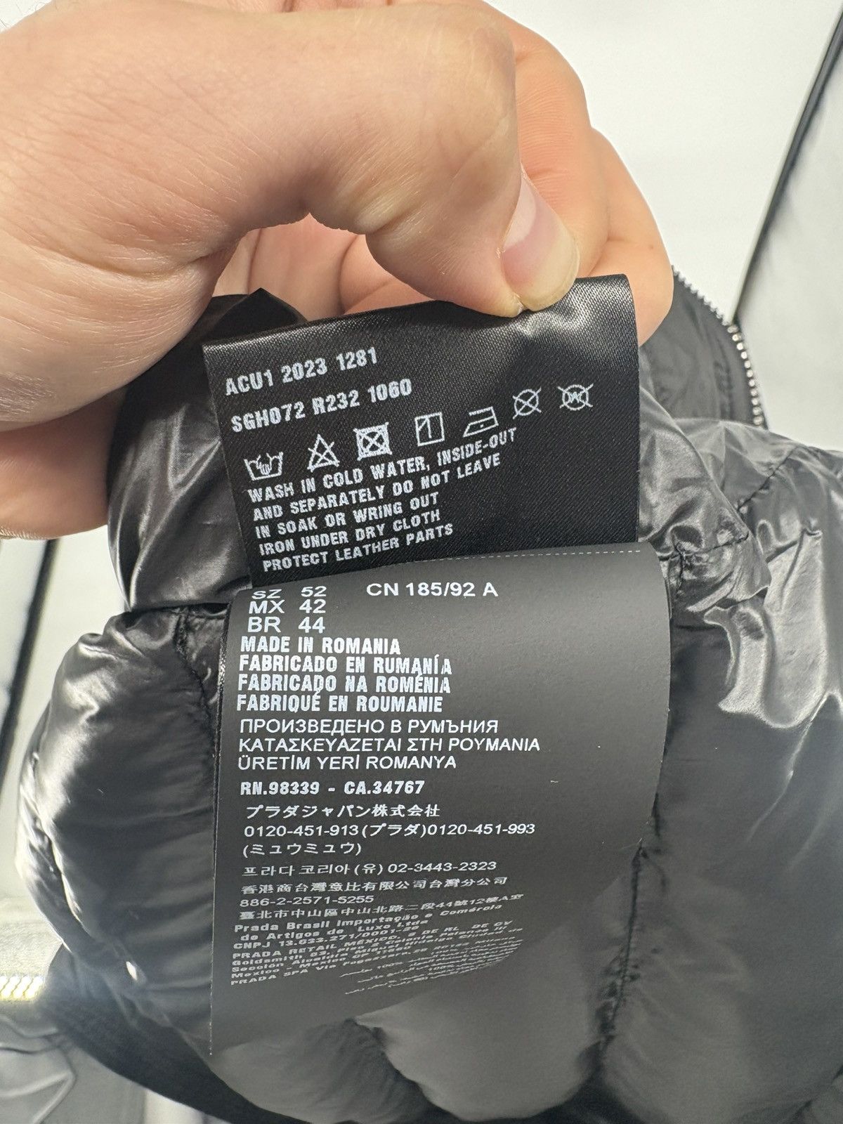 Prada Prada Nylon Puffer Jacket Size US L / EU 52-54 / 3 - 10 Thumbnail