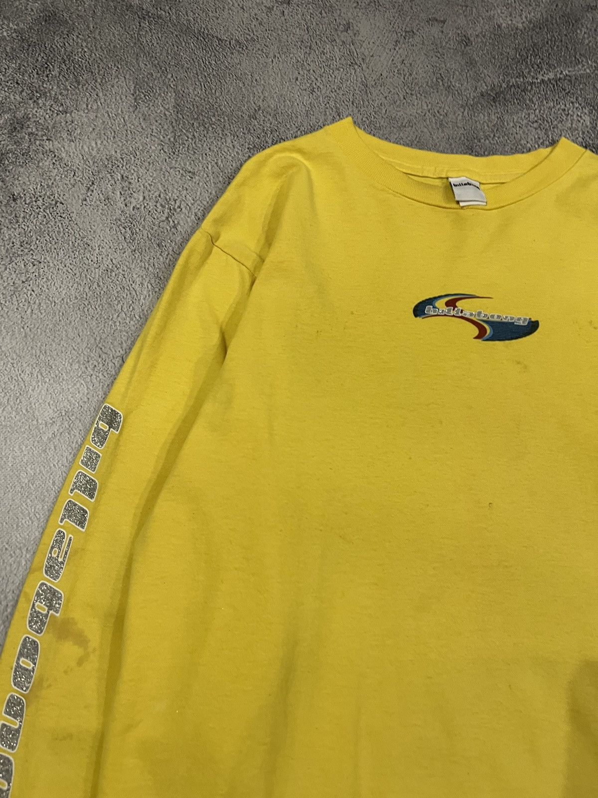 Billabong Vintage Y2k Billabong USA 💛 Faded Big Logo Long Sleeve 90’s Size US L / EU 52-54 / 3 - 6 Thumbnail