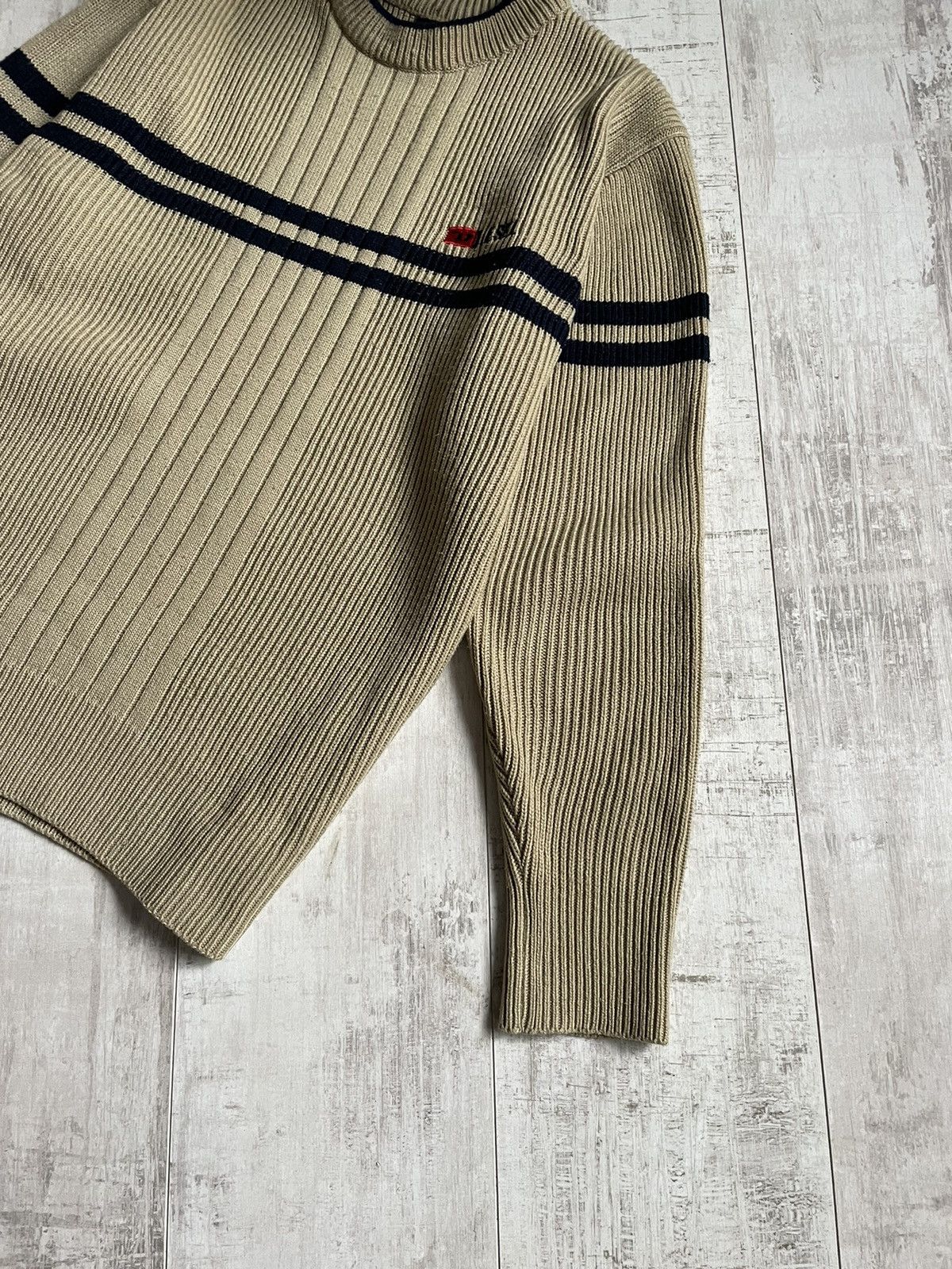 Diesel × Japanese Brand × Vintage Diesel Vintage 90’s Distressed Knitwear Y2K Sweater Size US XL / EU 56 / 4 - 5 Thumbnail