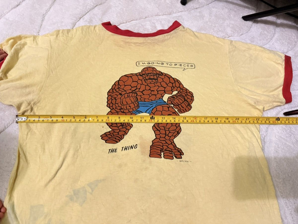 Vintage Vintage Rare Marvel The Thing Shirt 1975 70s Fantastic Four Size US XL / EU 56 / 4 - 11 Thumbnail