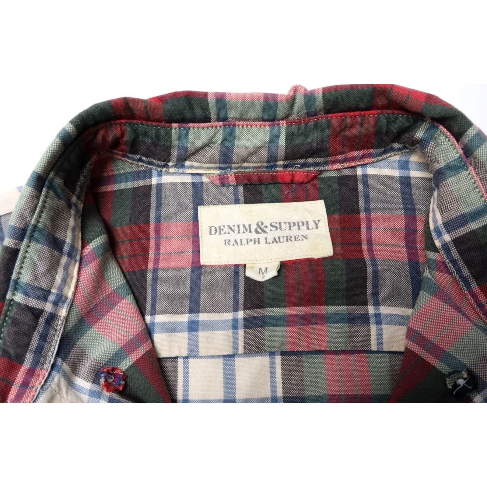 Ralph Lauren RALPH LAUREN Denim & Supply Shirt Men's MEDIUM Button-Down Plaid Multi Collar Size US M / EU 48-50 / 2 - 7 Thumbnail