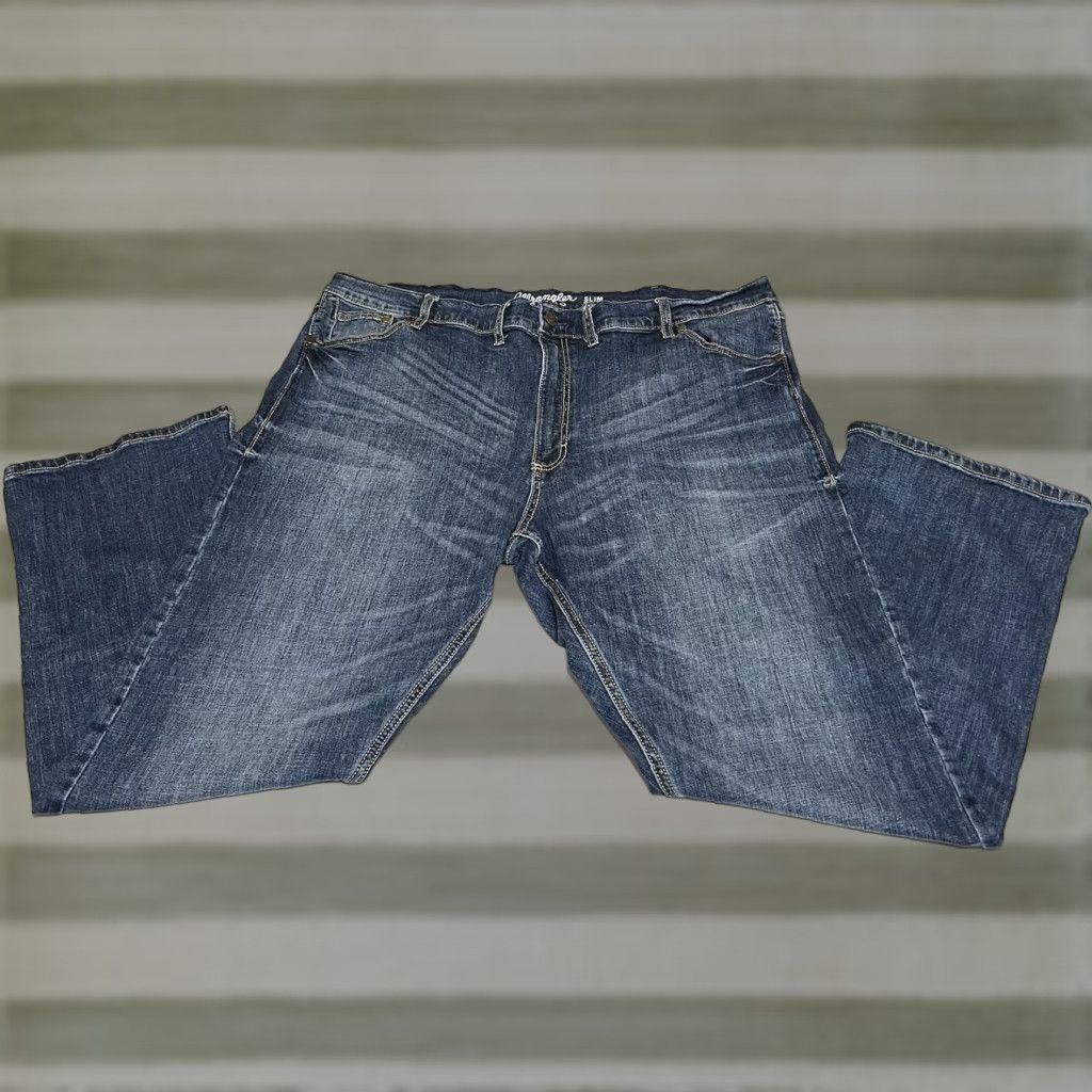 Wrangler WRANGLER Retro Slim Boot Jeans Mens 44x32 44x31 Blue Western Cowboy Bootcut Denim Slim Fits Mens Size US 44 / EU 60 - 1 Thumbnail