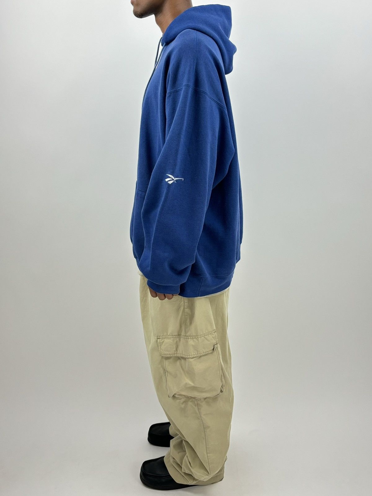 Reebok vintage 90s REEBOK Heavyweight Logo Hoodie sweatshirt Size US XXL / EU 58 / 5 - 8 Thumbnail