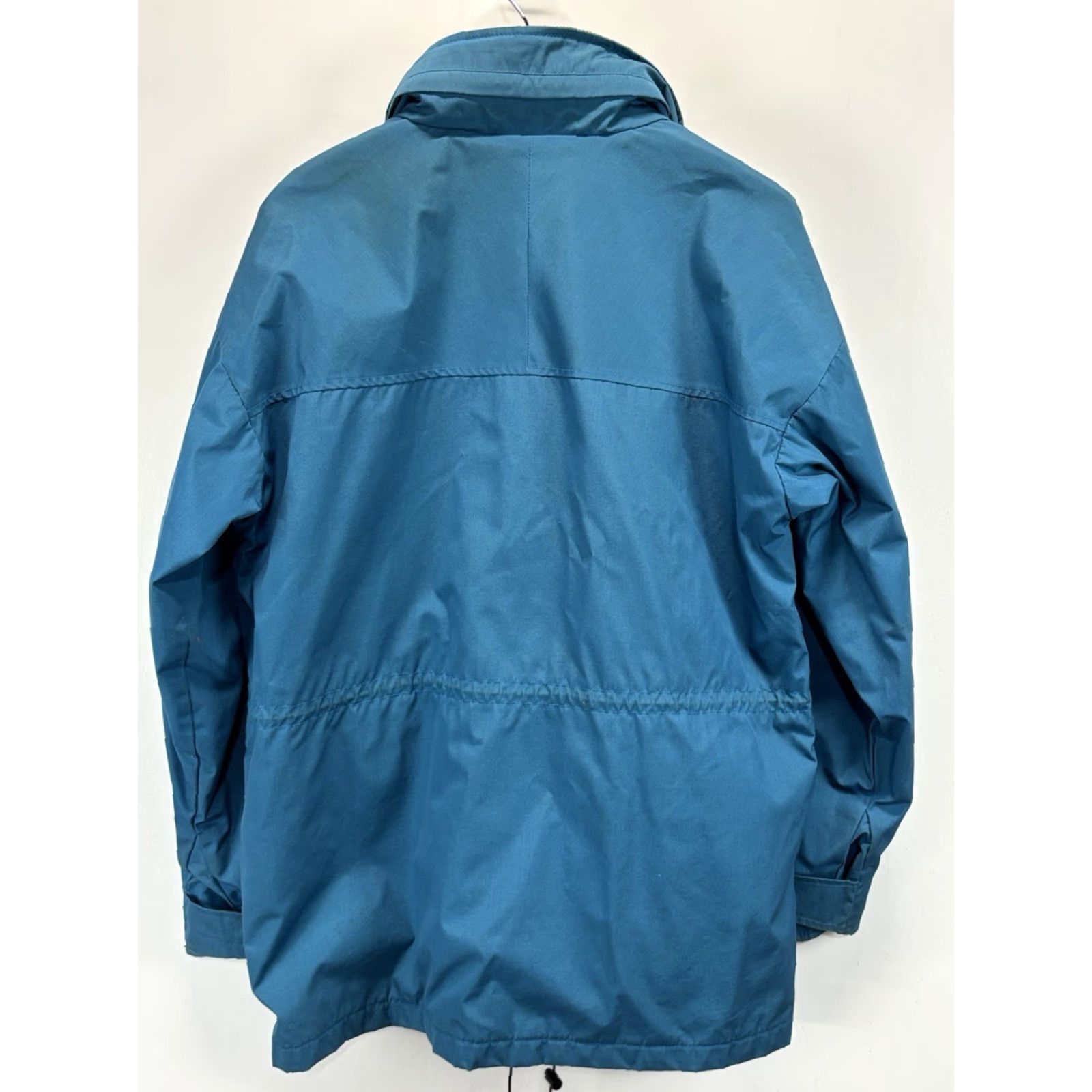 Vintage VINTAGE Woolrich Parka Jacket Regular L Men Hooded Zip Snap Blue Wool Lining USA Mid-Length Jacket/Coat Size US L / EU 52-54 / 3 - 6 Thumbnail