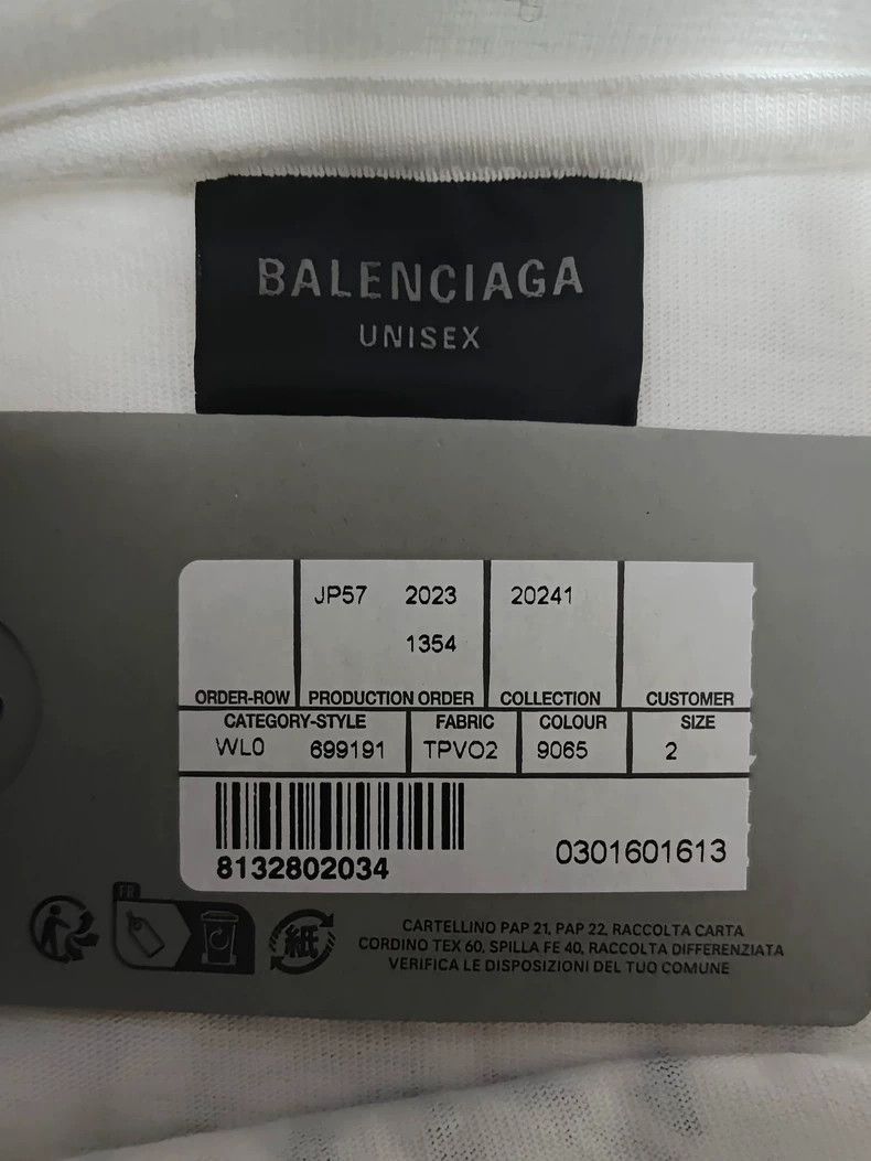Balenciaga Balenciaga 24SS diy mental the Year of the Loong opium graf Size US S / EU 44-46 / 1 - 5 Thumbnail