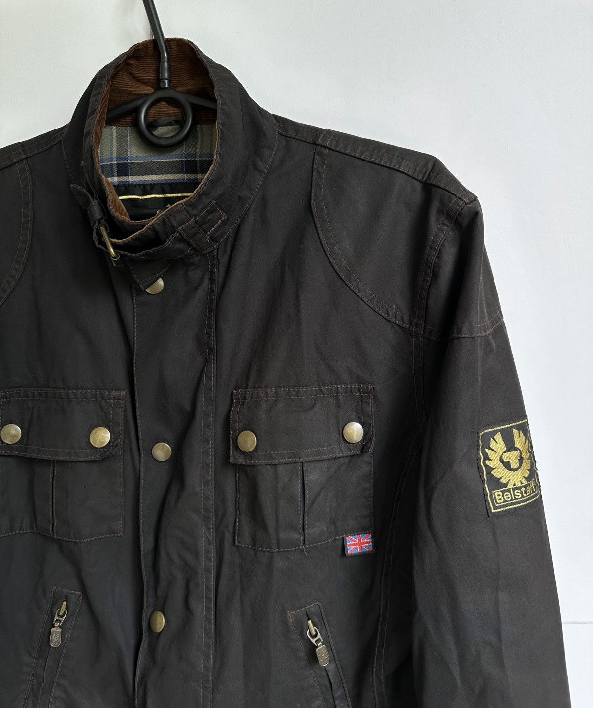 Belstaff Women's Belstaff Cougar Gold Label Waxed Biker Jacket Rare Size US L / EU 52-54 / 3 - 2 Thumbnail