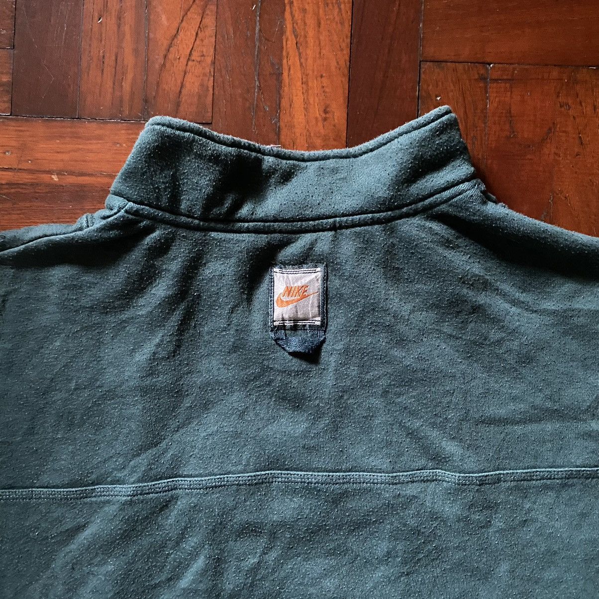 Nike × Vintage Vintage Spell Out Nike Inc. 90s Half zip sweatshirt Sweater Size US XL / EU 56 / 4 - 7 Thumbnail