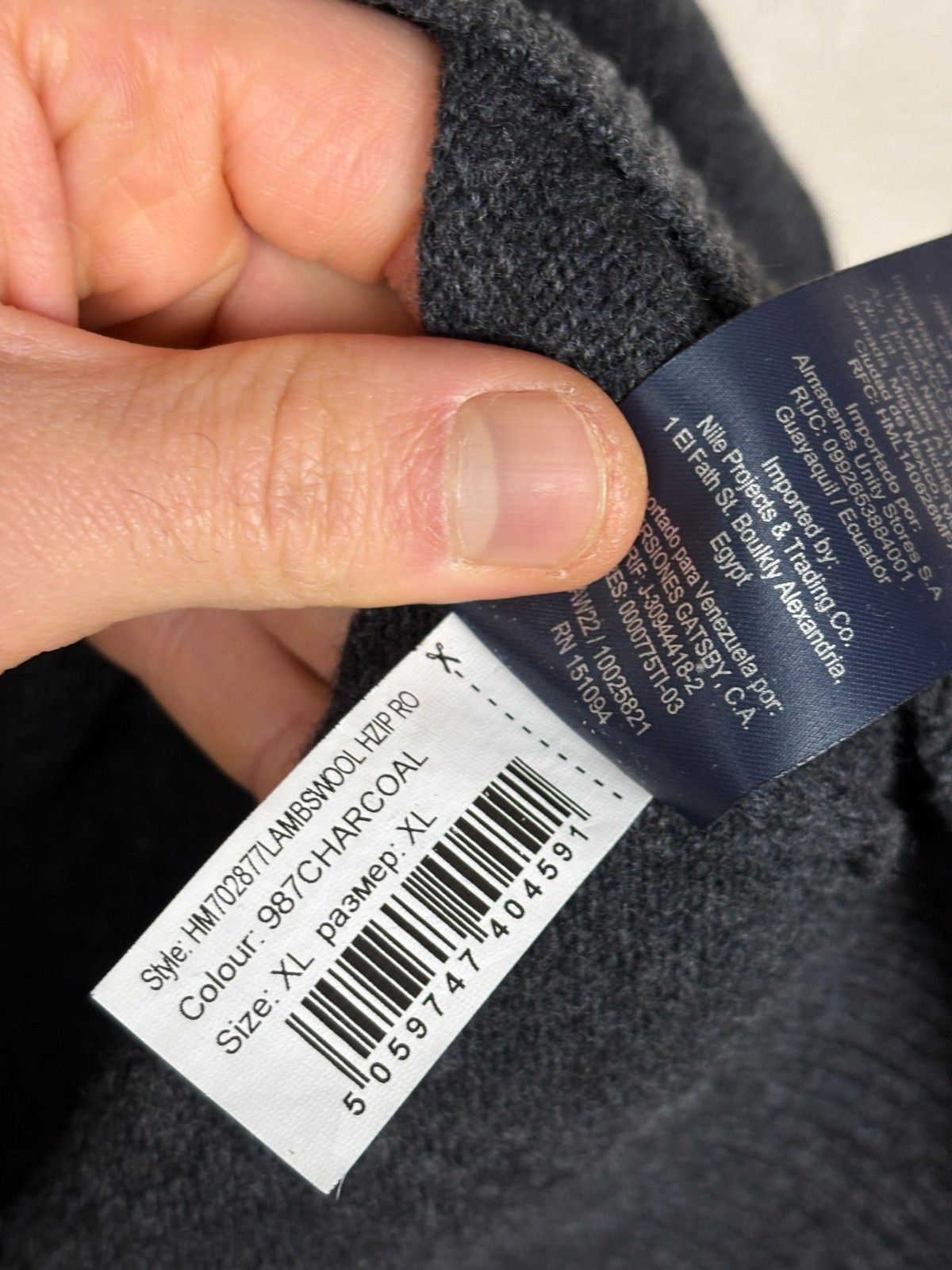 Hackett Hackett London Lambswool Pullover 1/4 Zip Sweater Elbow Pads Size US XL / EU 56 / 4 - 13 Thumbnail