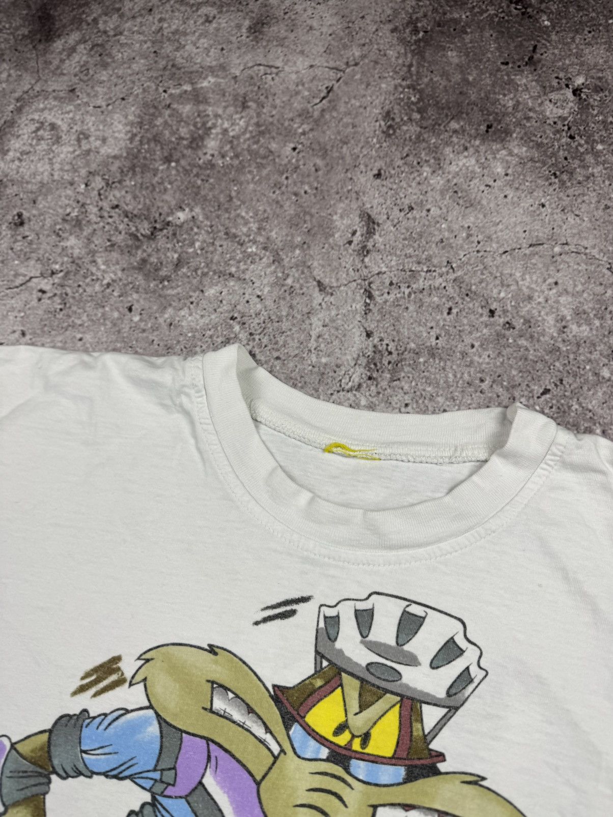 Cartoon Network Vintage 00’s Coyote Double Side Big Print T-Shirt Cartoon Size US M / EU 48-50 / 2 - 7 Thumbnail