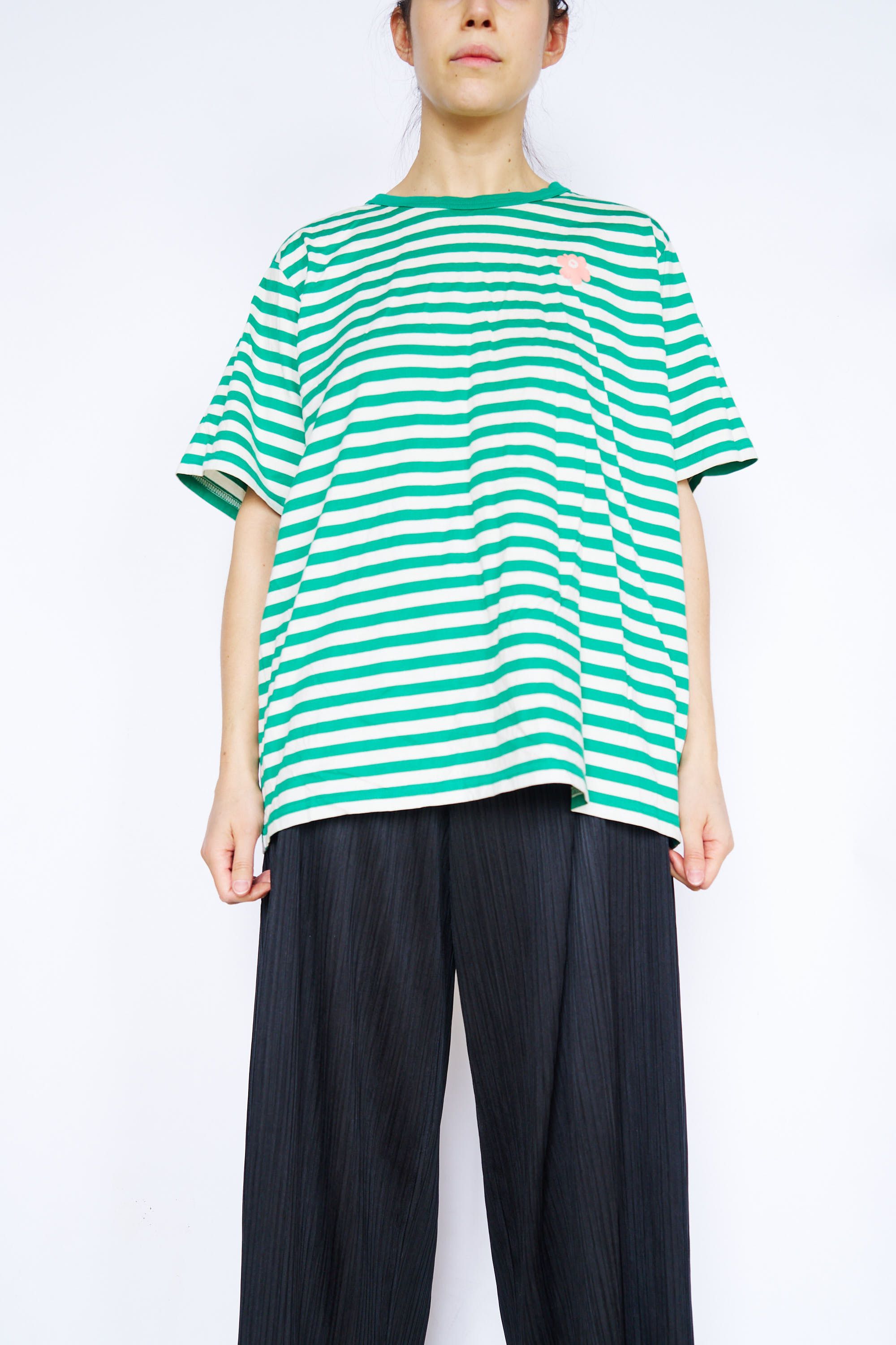Marimekko Marimekko Kioski Striped Logo Tee Size US XXL / EU 58 / 5 - 1 Thumbnail