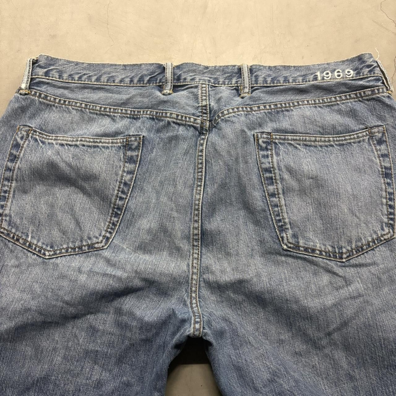 Gap Crazy Vintage Y2K/2000s Super Baggy Loose Fit Skater Style Streetwear Medium Blue Wash Gap Denim Jeans! Size US 38 / EU 54 - 7 Thumbnail