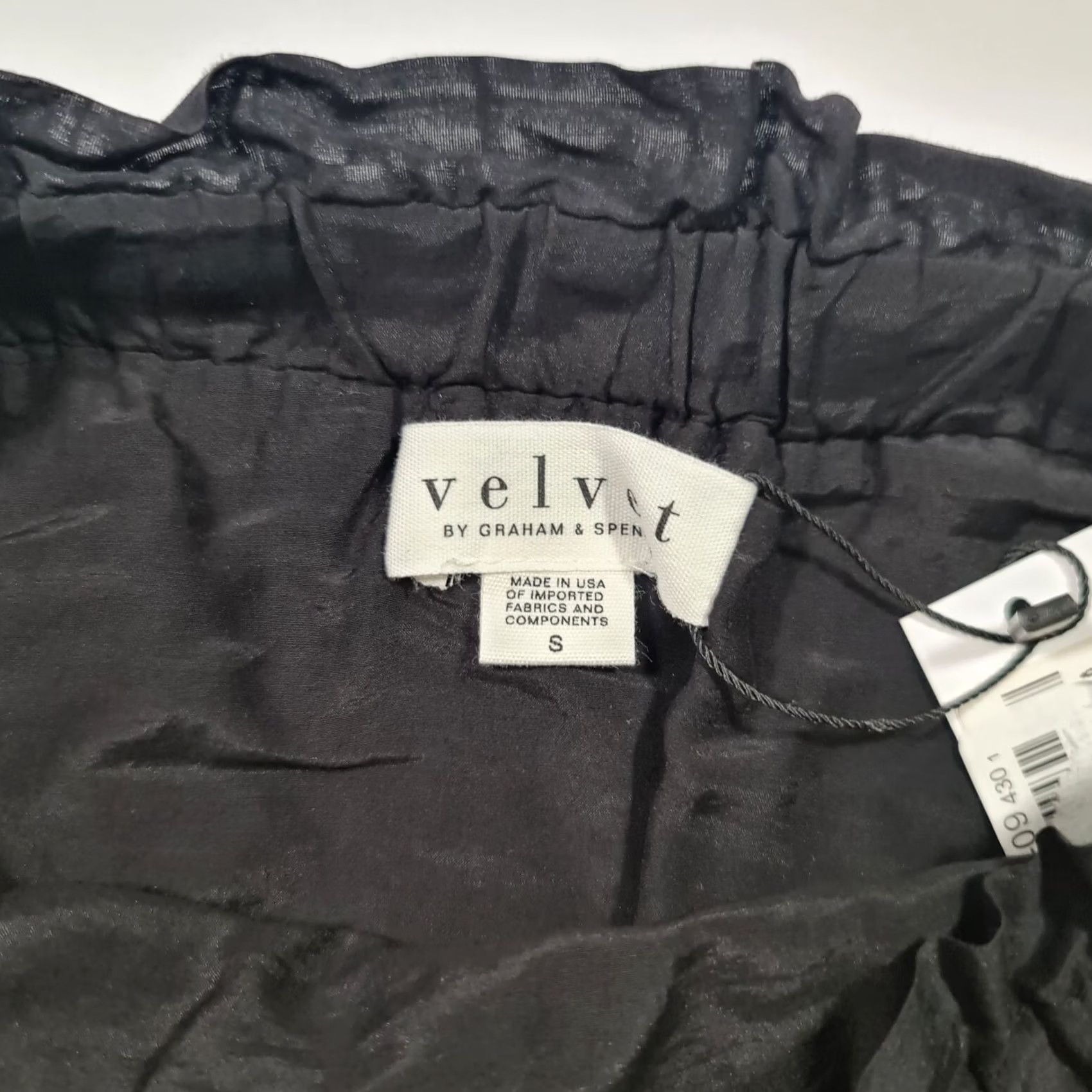 Velvet VINTAGE Velvet By Graham & Spencer Womens Tank Top Black Small Silk Cotton Voile Sleeveless Size S / US 4 / IT 40 - 2 Thumbnail