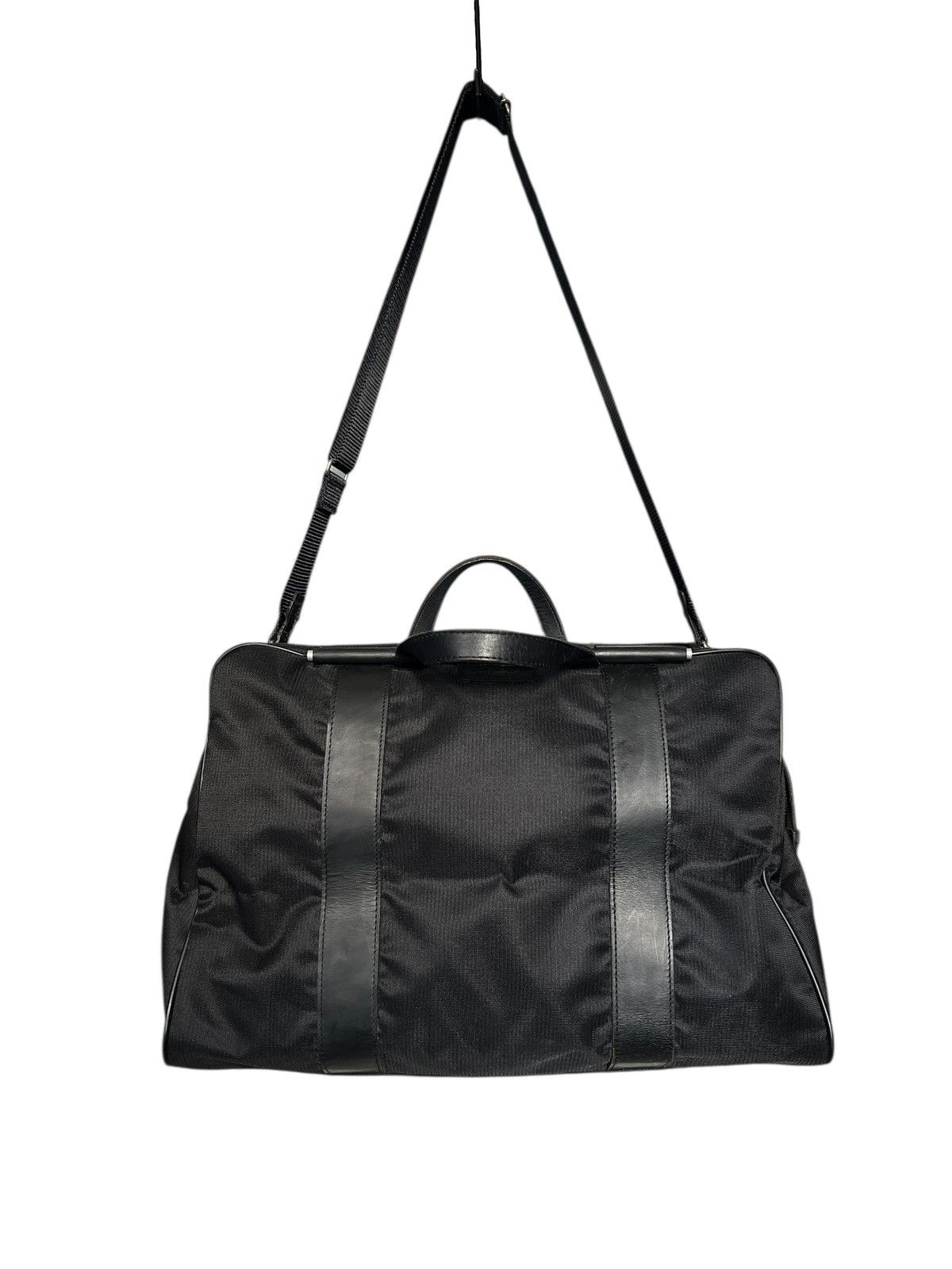 Yohji Yamamoto Vintage Yohji Yamamoto Y’SACCS Boston Bag Leather Trim Size ONE SIZE - 19 Thumbnail