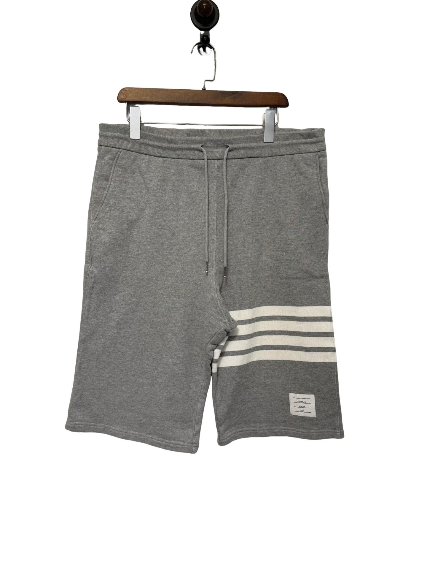 Thom Browne Thom Browne Striped Sweat Shorts Size 5 Size US 36 / EU 52 - 1 Thumbnail