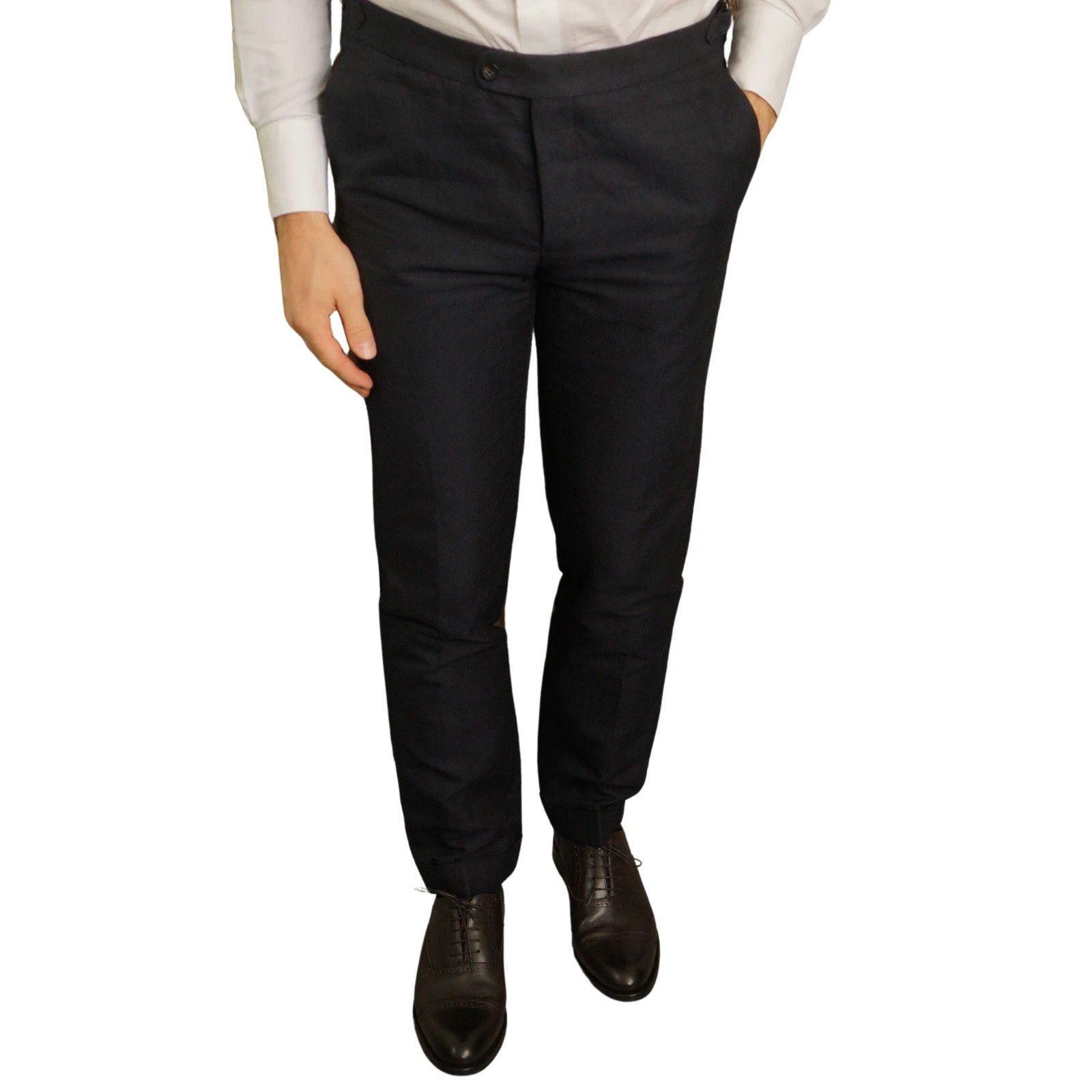 Suitsupply Men Suitsupply Suit Cotton & Linen Navy Blue La Spalla US38L Size 38L - 7 Thumbnail