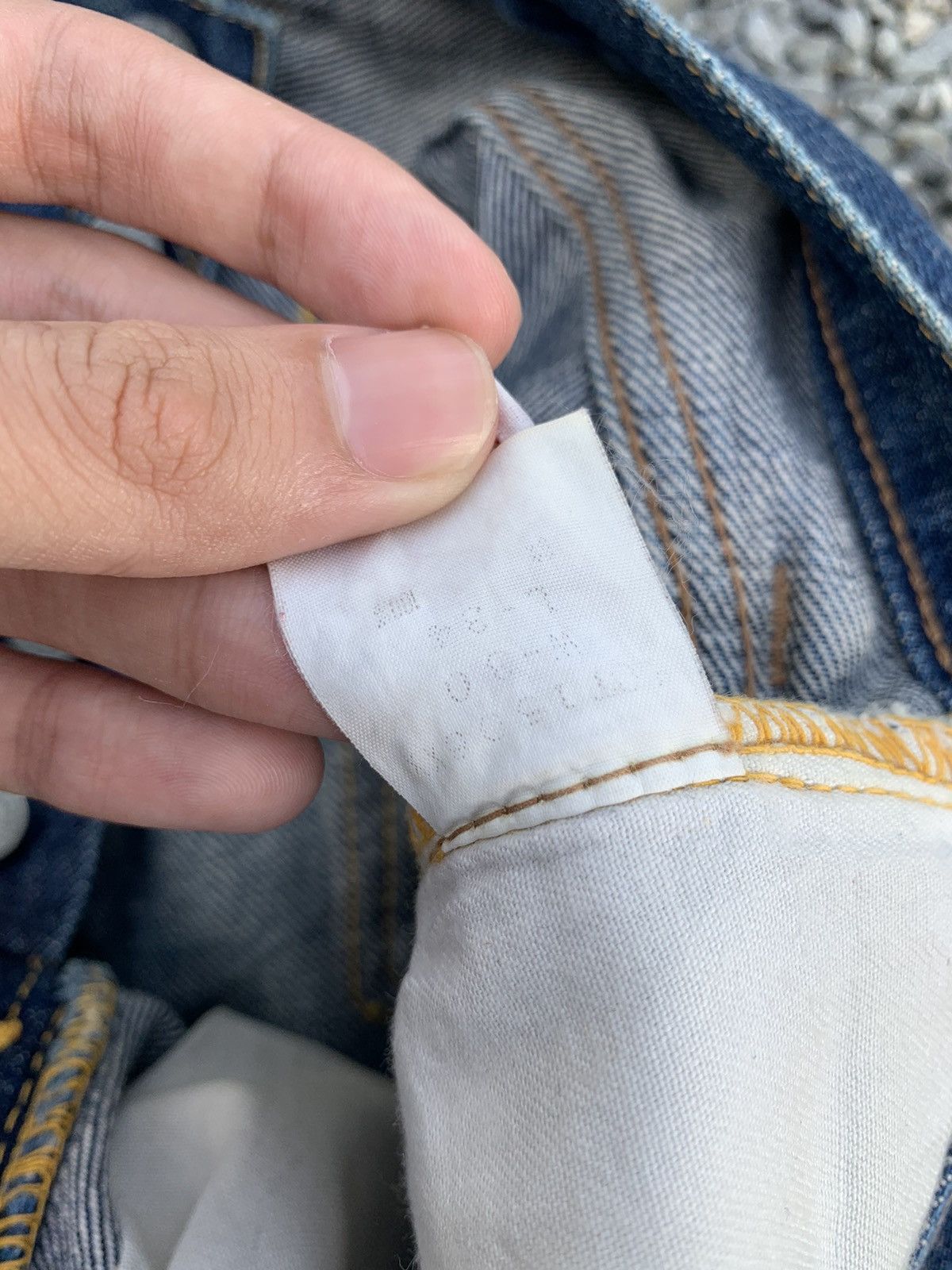 Kapital VTG PIG HIP STORE SELVEDGE RUSTY JAPANESE DISTRESSED DENIM Size US 30 / EU 46 - 19 Thumbnail