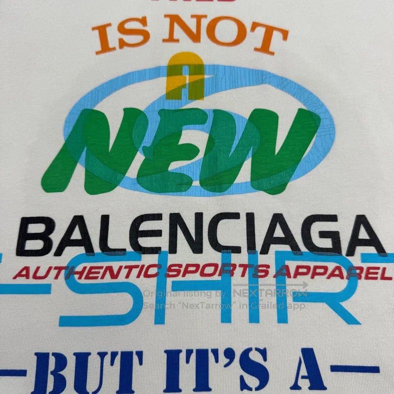 Balenciaga Balenciaga Multi-element print ripped distressed short-sle Size US L / EU 52-54 / 3 - 2 Thumbnail