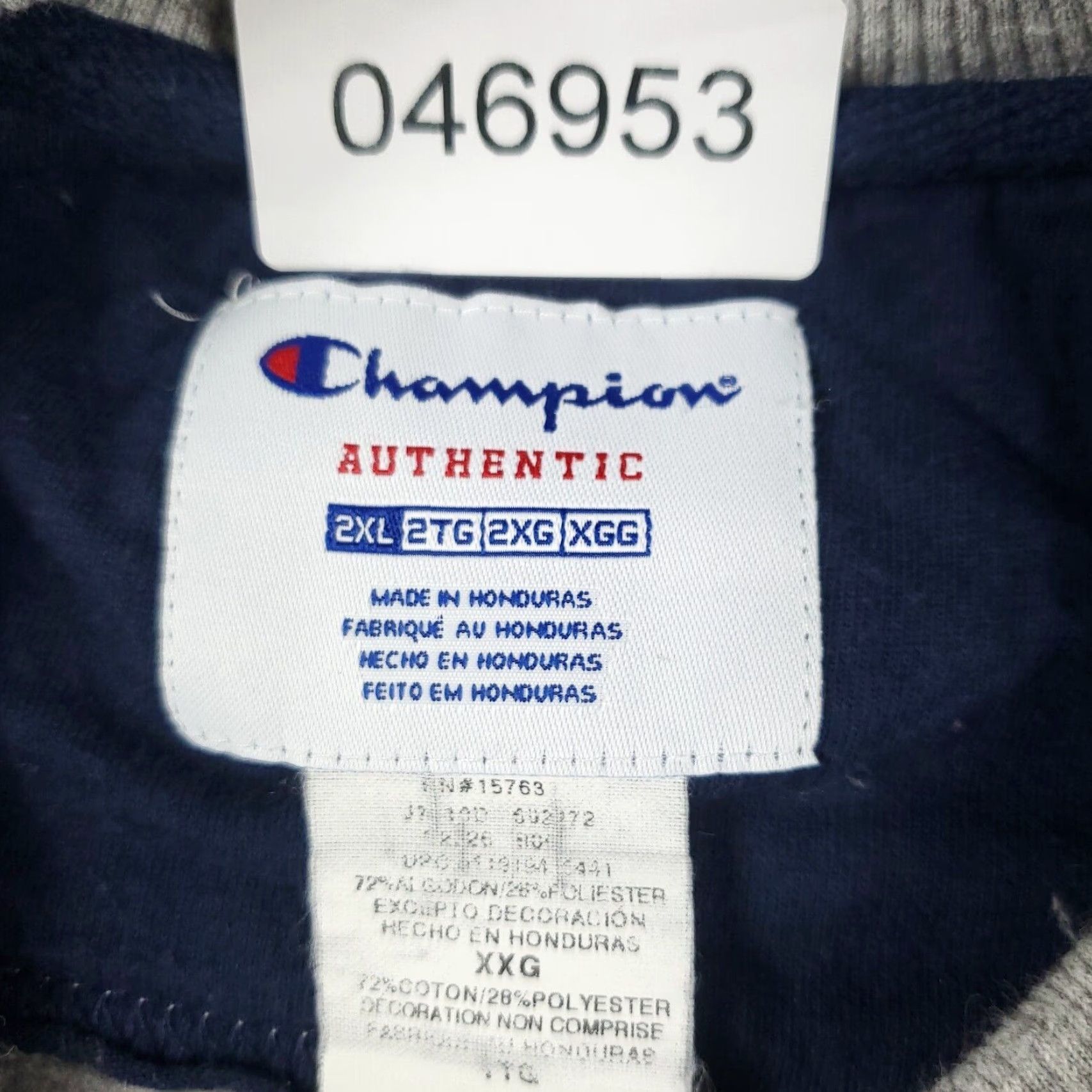 Champion VINTAGE Champion Sweater Pullover Men 2XL Gray Casual Knit Long Sleeve Crew Neck All Seasons Size US XXL / EU 58 / 5 - 8 Thumbnail