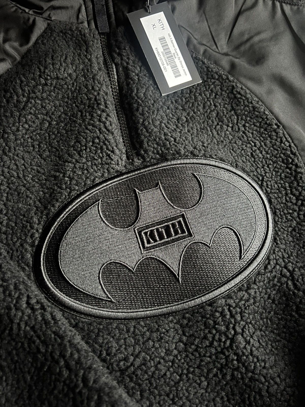 Kith Kith Batman Quarter Zip Sherpa Jacket Size US XL / EU 56 / 4 - 3 Thumbnail